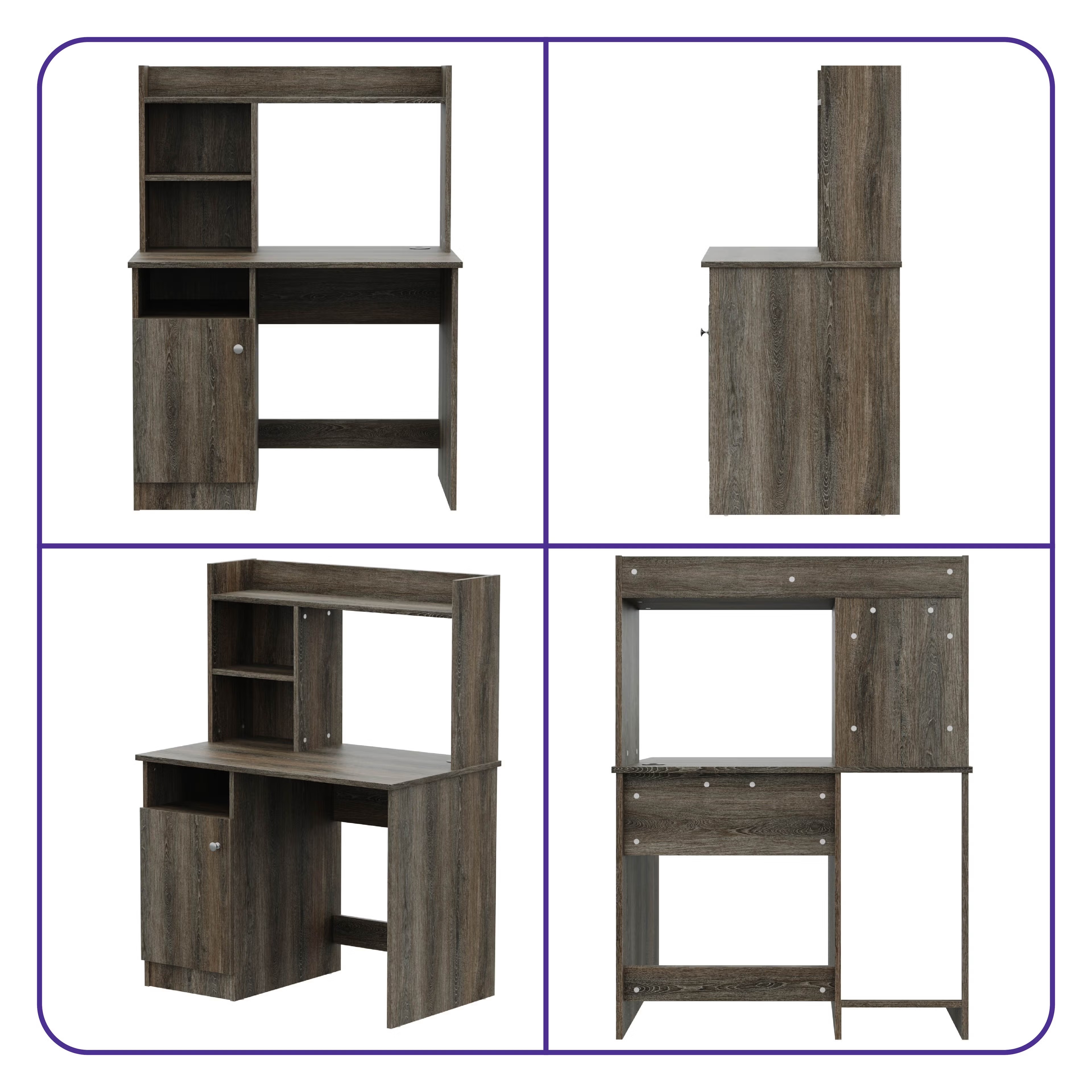 Wakefit Sage Study Table - Napa Oak Napa Oak