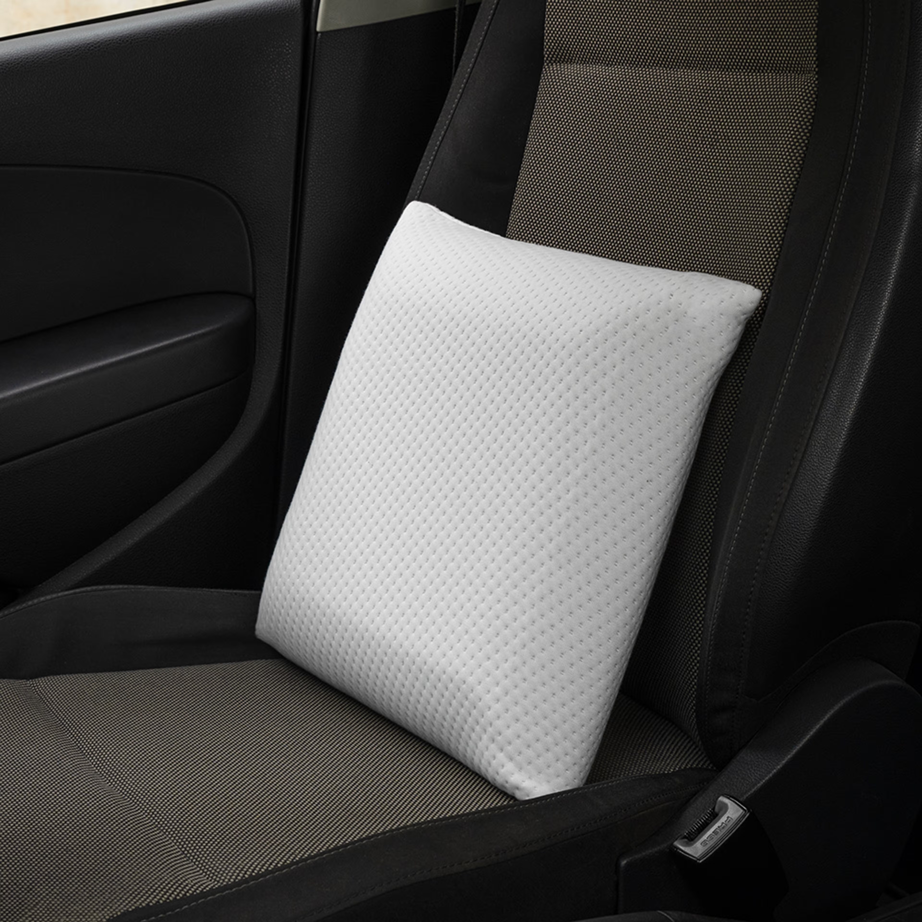 Wakefit Memory Foam Square Cushion Insert for Car, Sofa/Diwan, Bed, Chair & Decoration | Highly Durable, Hypoallergenic, Set of 4 14"x14\