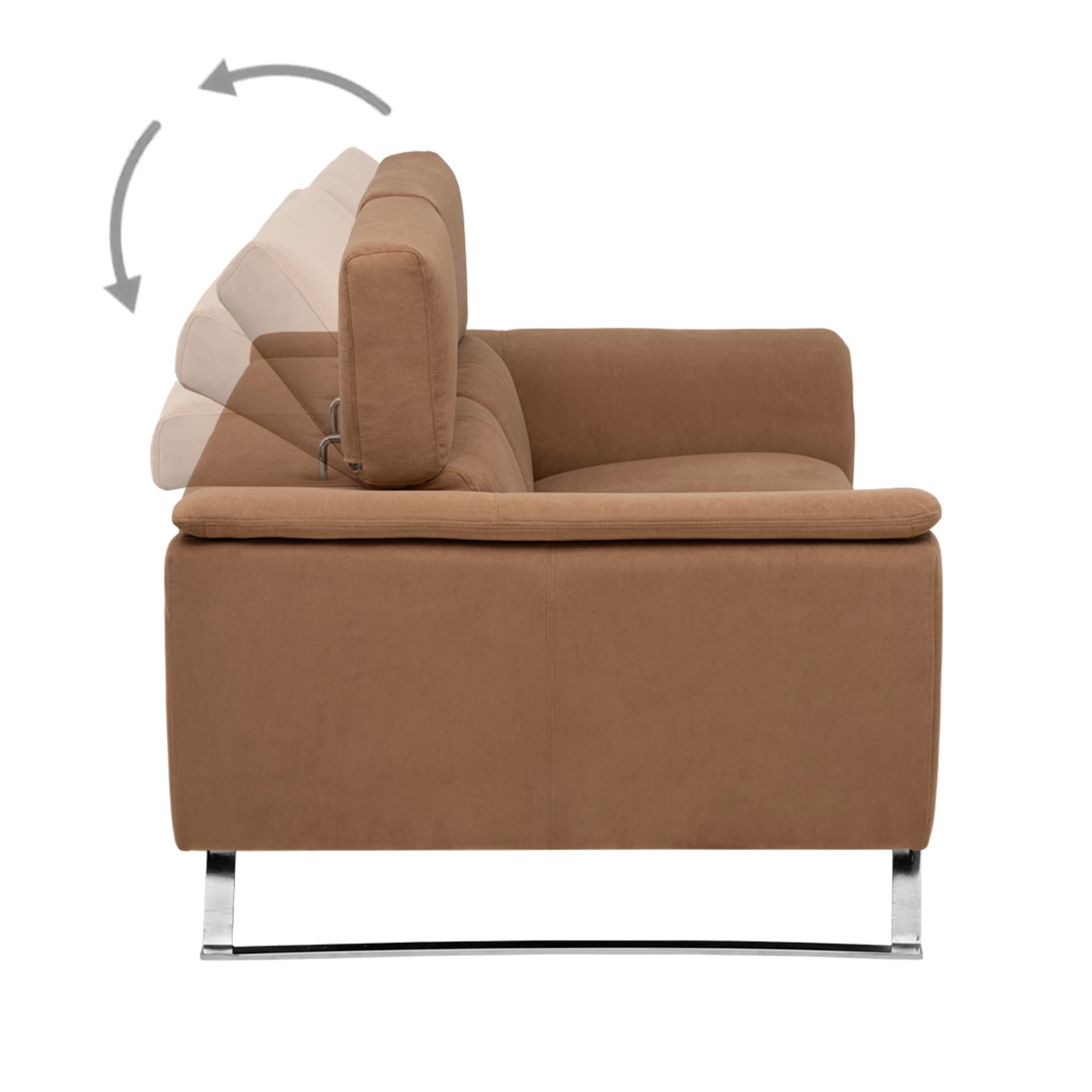Wakefit Magnus Sofa - Three Seater Regular, Three Seater, Napoli Tan