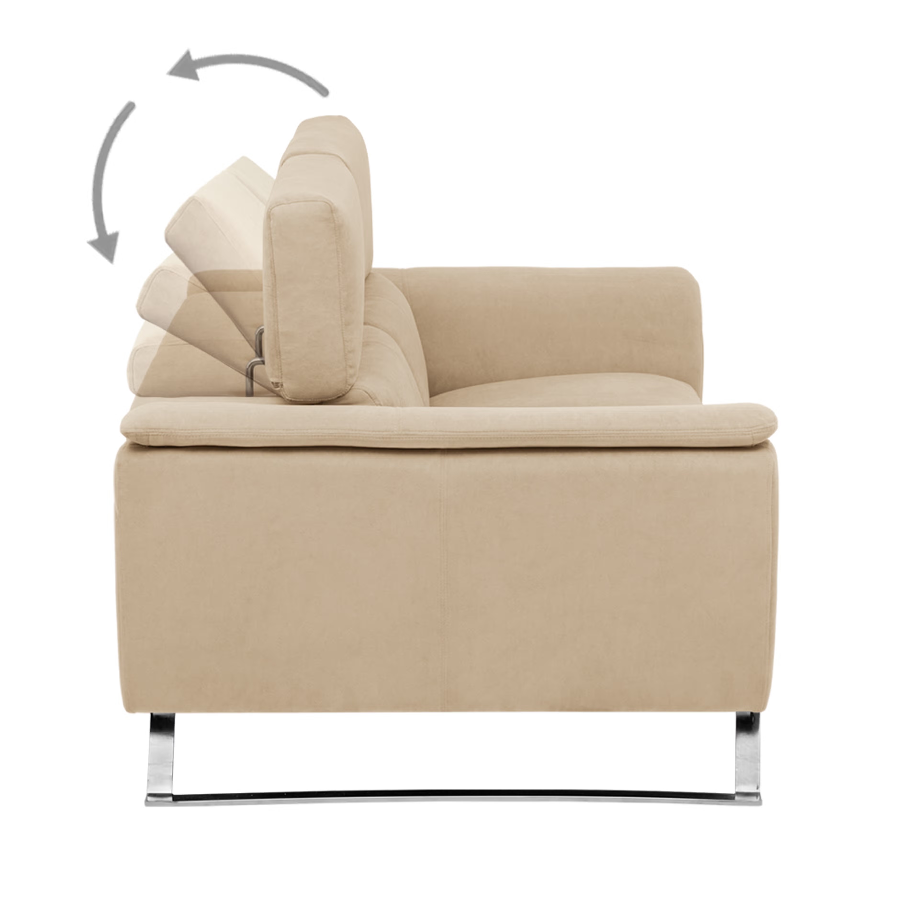 Wakefit Magnus Sofa - Three Seater Regular, Three Seater, Napoli Beige