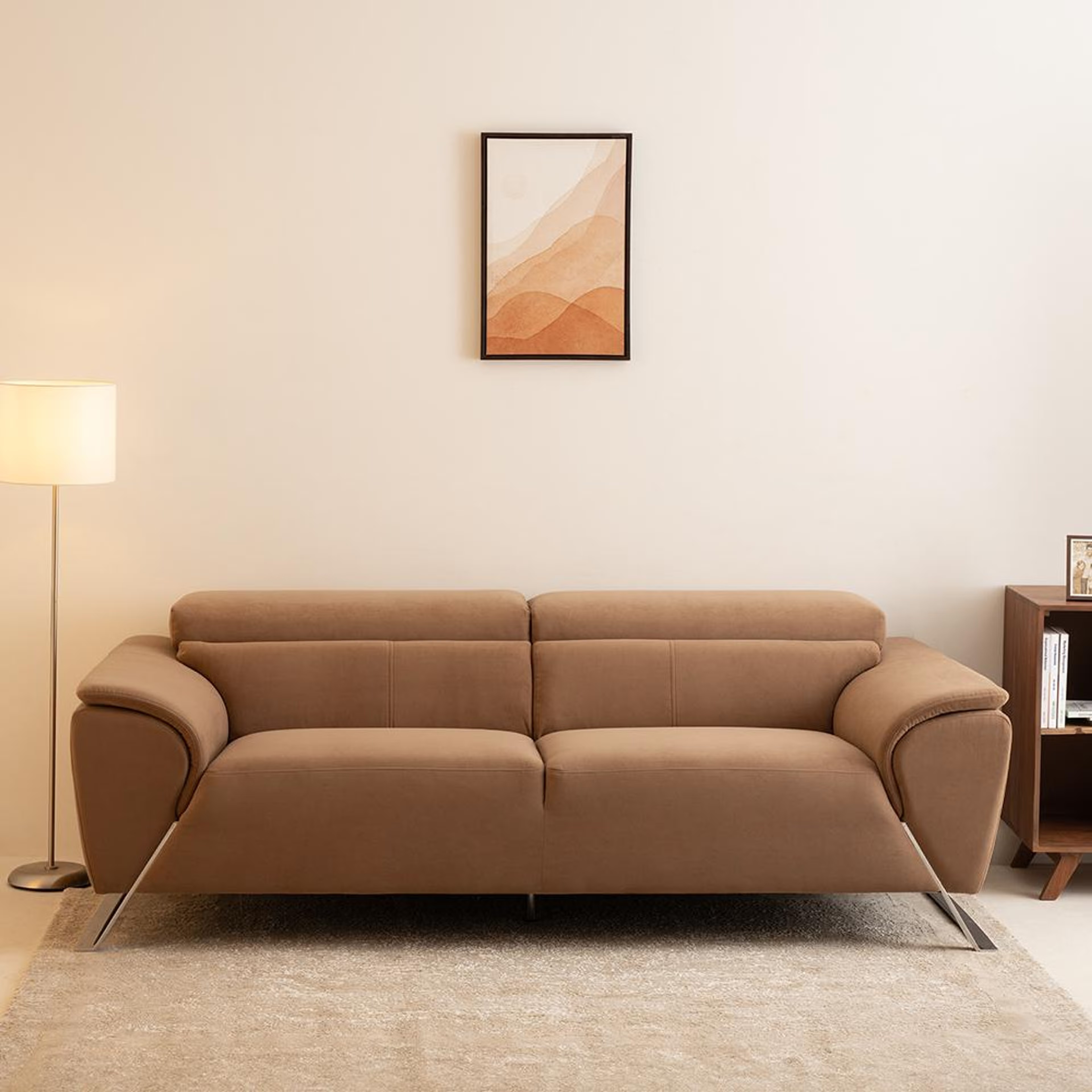 Wakefit Magnus Sofa Set - (3+2) Regular, Set (3+2), Napoli Tan 3 Wakefit Magnus Sofa Set - (3+2) Regular, Set (3+2), Napoli Tan