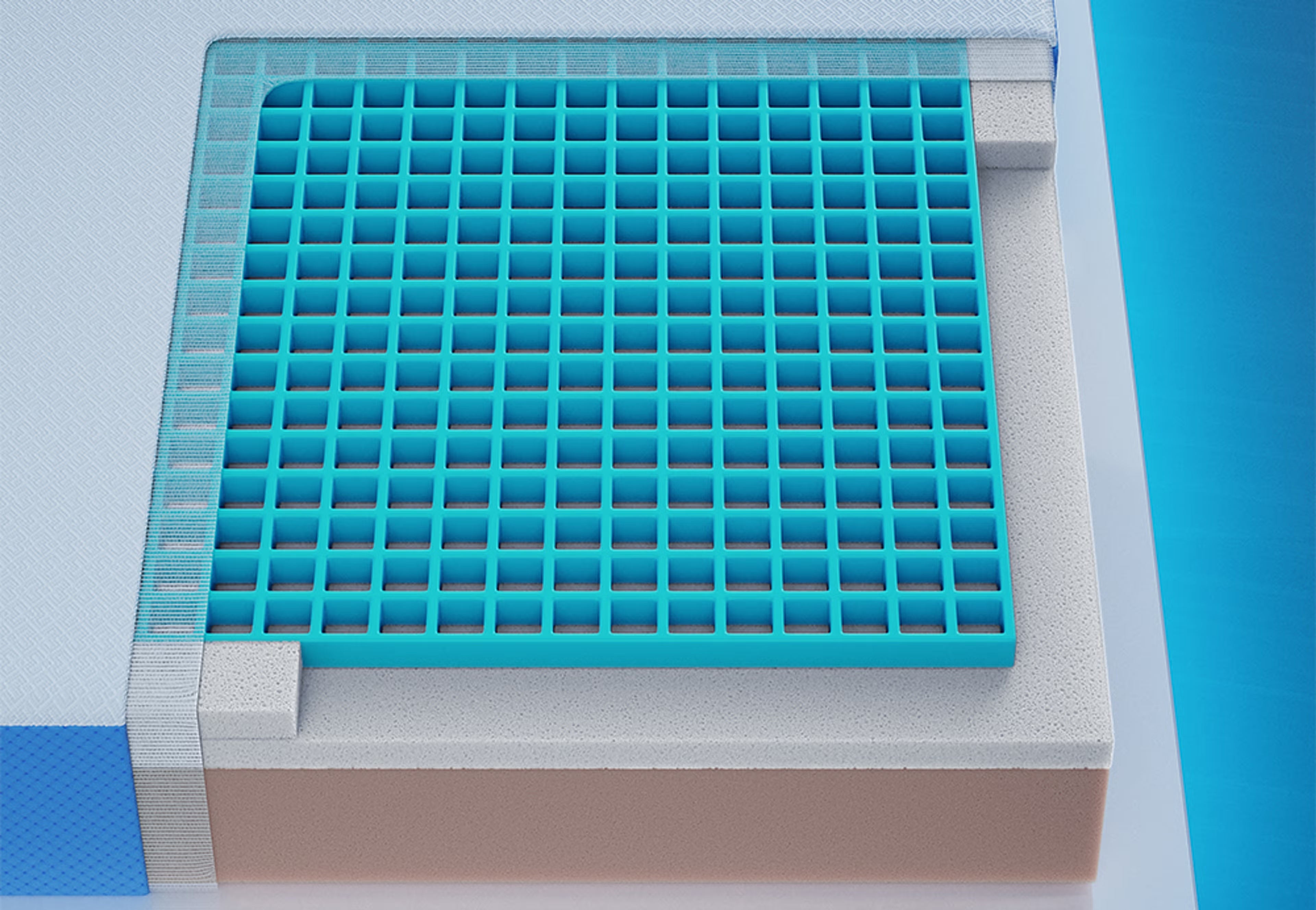XpertGrid Classic Mattress | Adaptive Cooling Grid | 10 Years Warranty Custom - 81" x 72" x 6 4 XpertGrid Classic Mattress | Adaptive Cooling Grid | 10 Years Warranty Custom - 81" x 72" x 6\