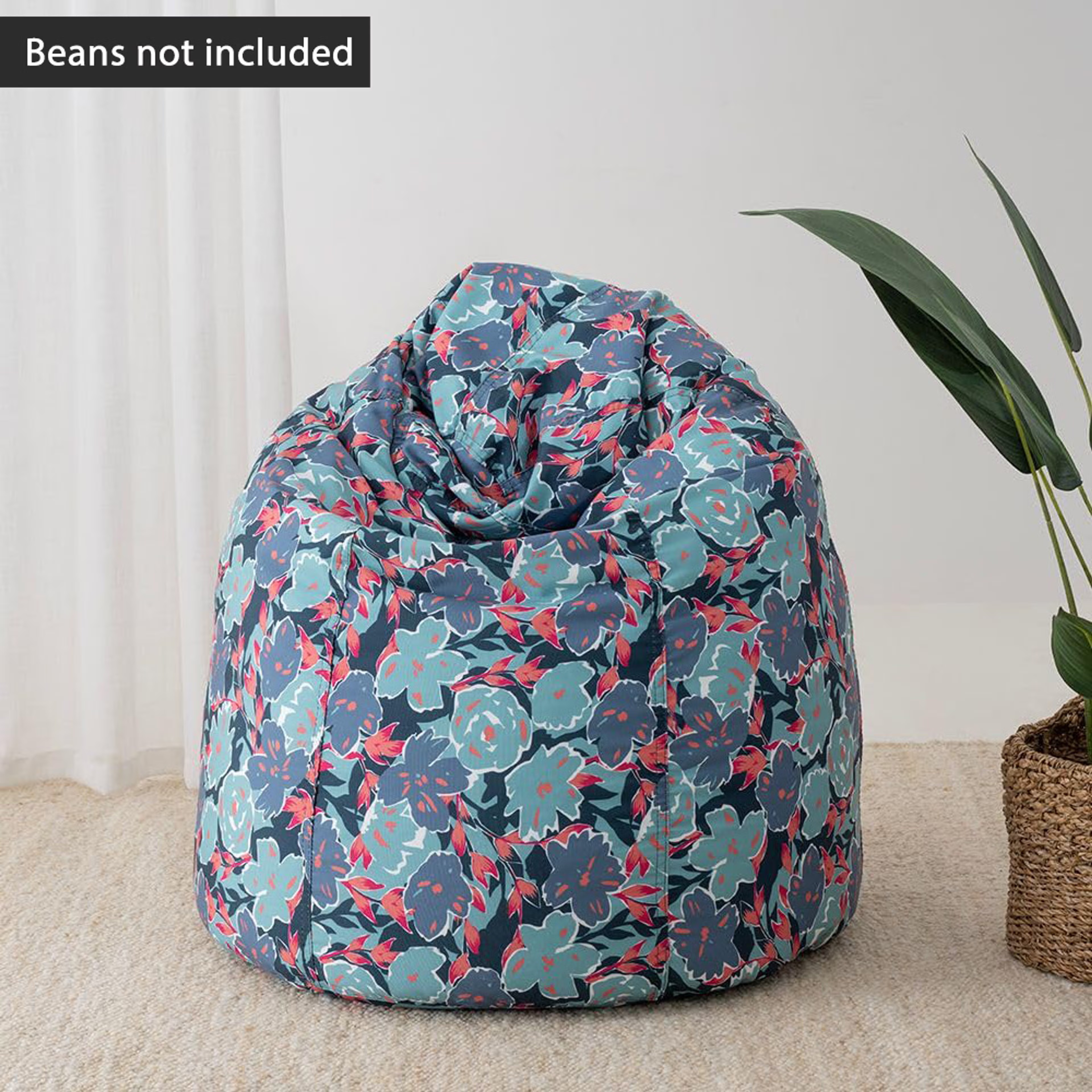 2XL Designer Bean Bag Without Beans | Canvas | Pam Print | Bean Bag Chair | Cozy & Ideal for Any Space Canvas - Original, XXL, Without Beans, Pam