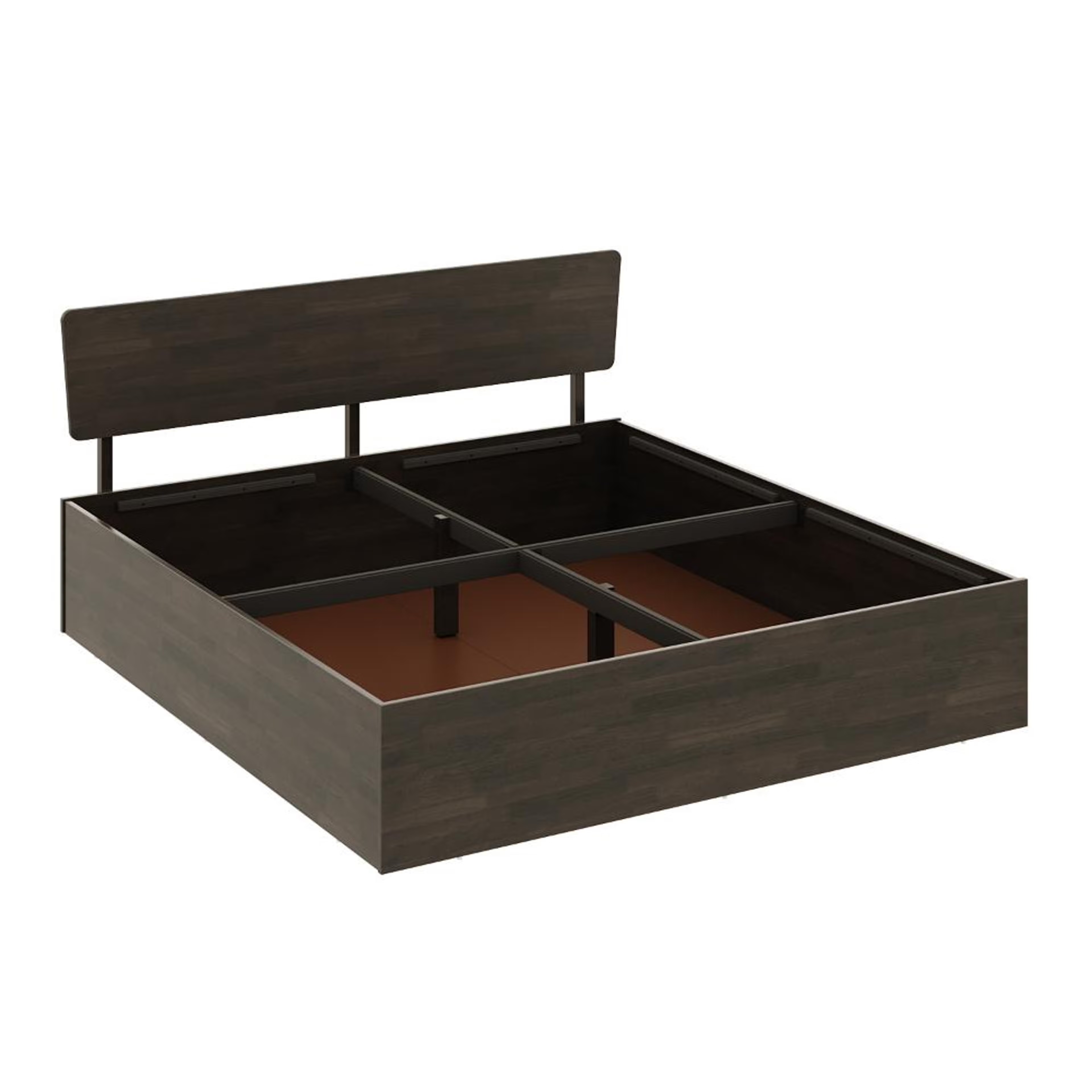 Wakefit Swirl Solid Wood King Size With Storage Bed King - 78" x 72 5 Wakefit Swirl Solid Wood King Size With Storage Bed King - 78" x 72\