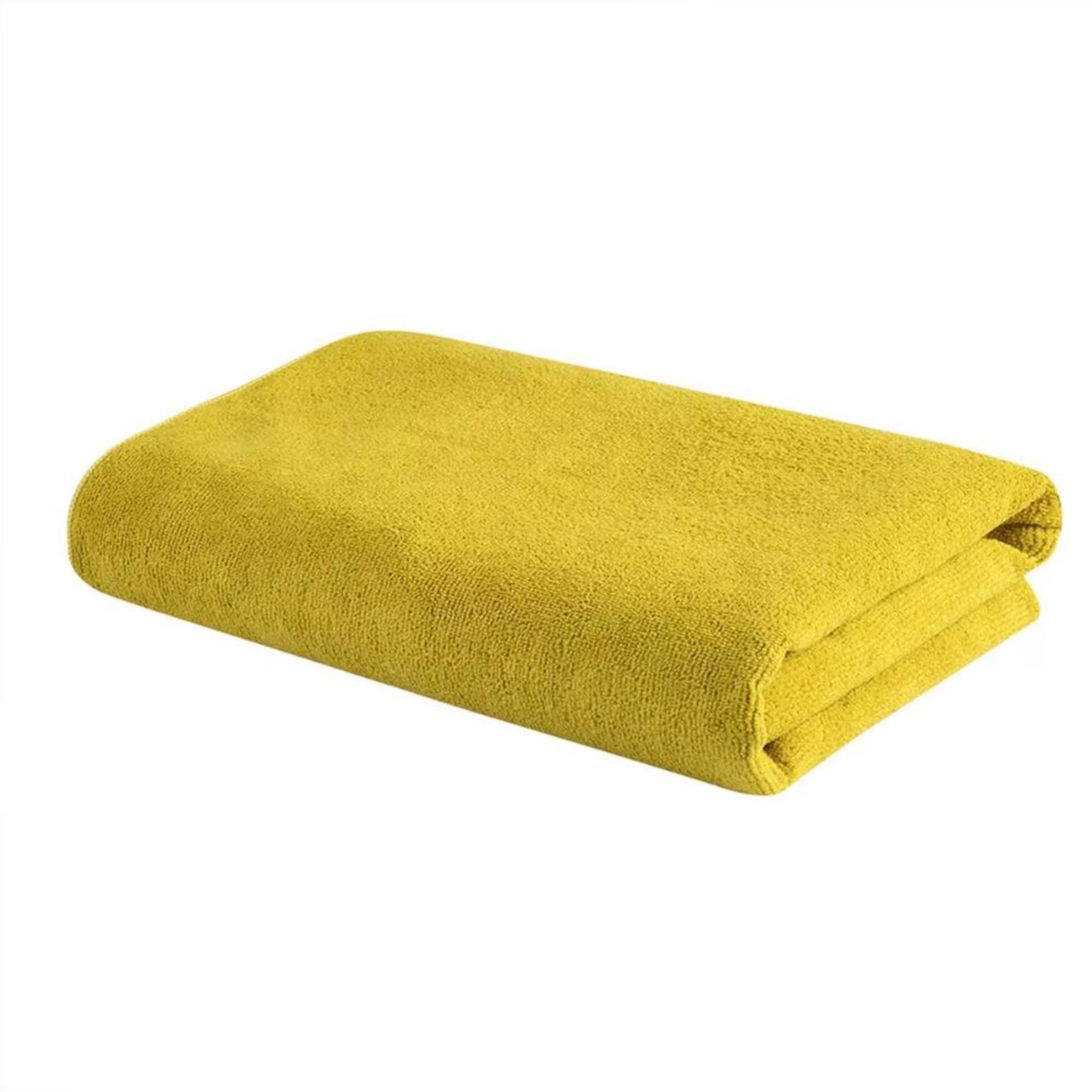 Microfibre Large Bath Towel | Set of 1 | 350 GSM | Highly Absorbent, Quick-Dry & Premium, Super-Soft | 23.6 x 47.7 Inches Bath Towel, Set of 1, Lemon-Lime