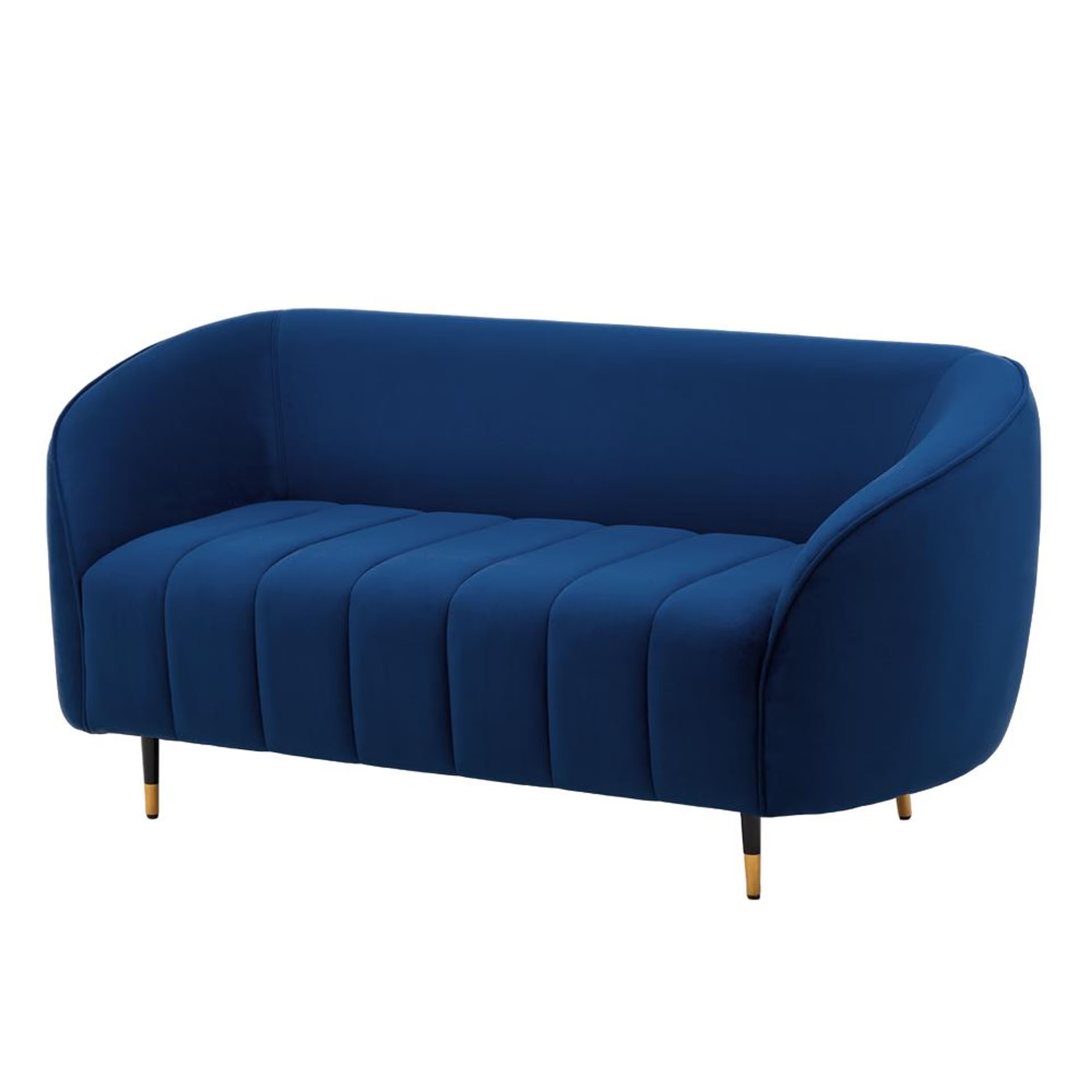 Wakefit Tasmania Sofa - Two Seater Regular, Two Seater, Blue