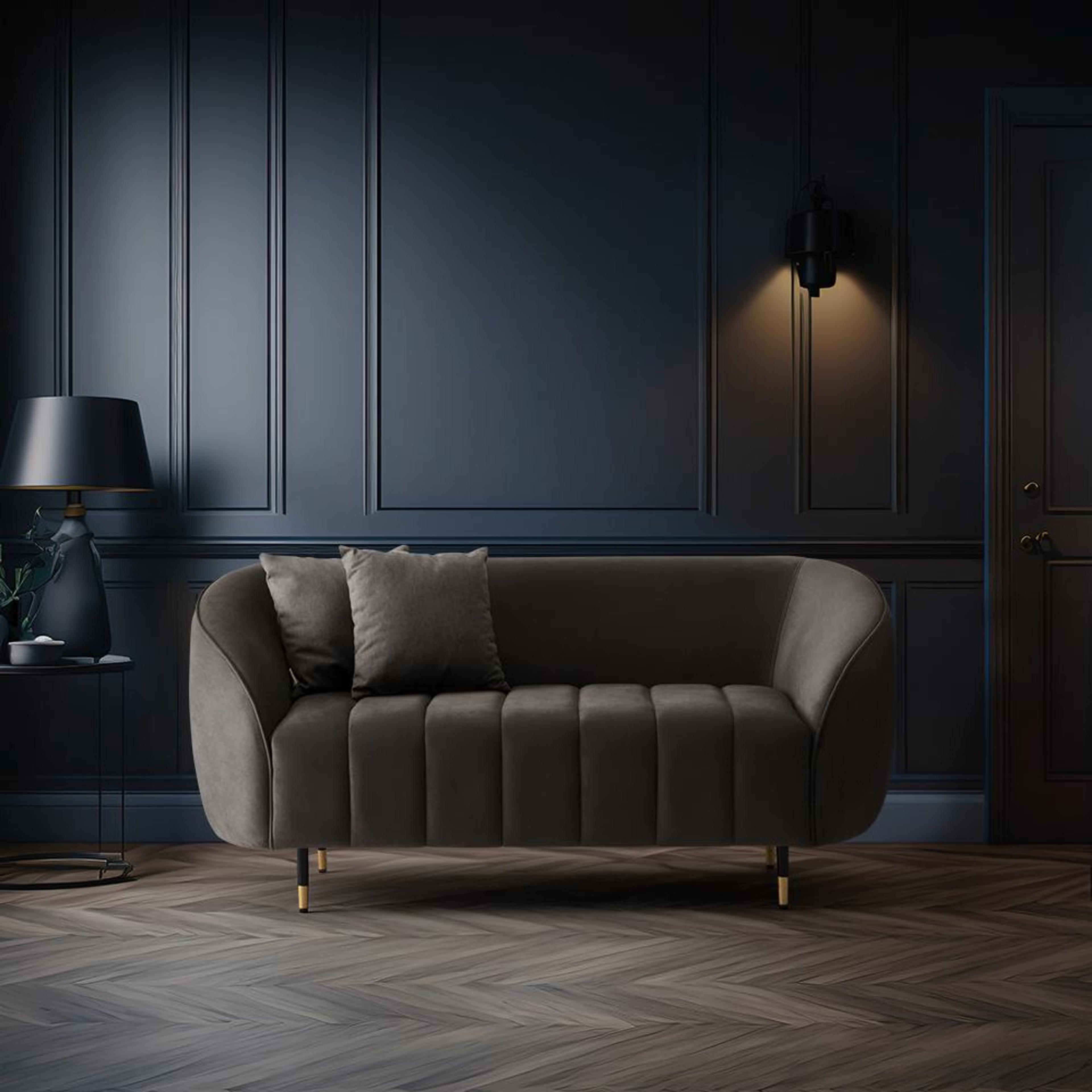 Home 36 Wakefit Tasmania Sofa - Two Seater Regular, Two Seater, Stone