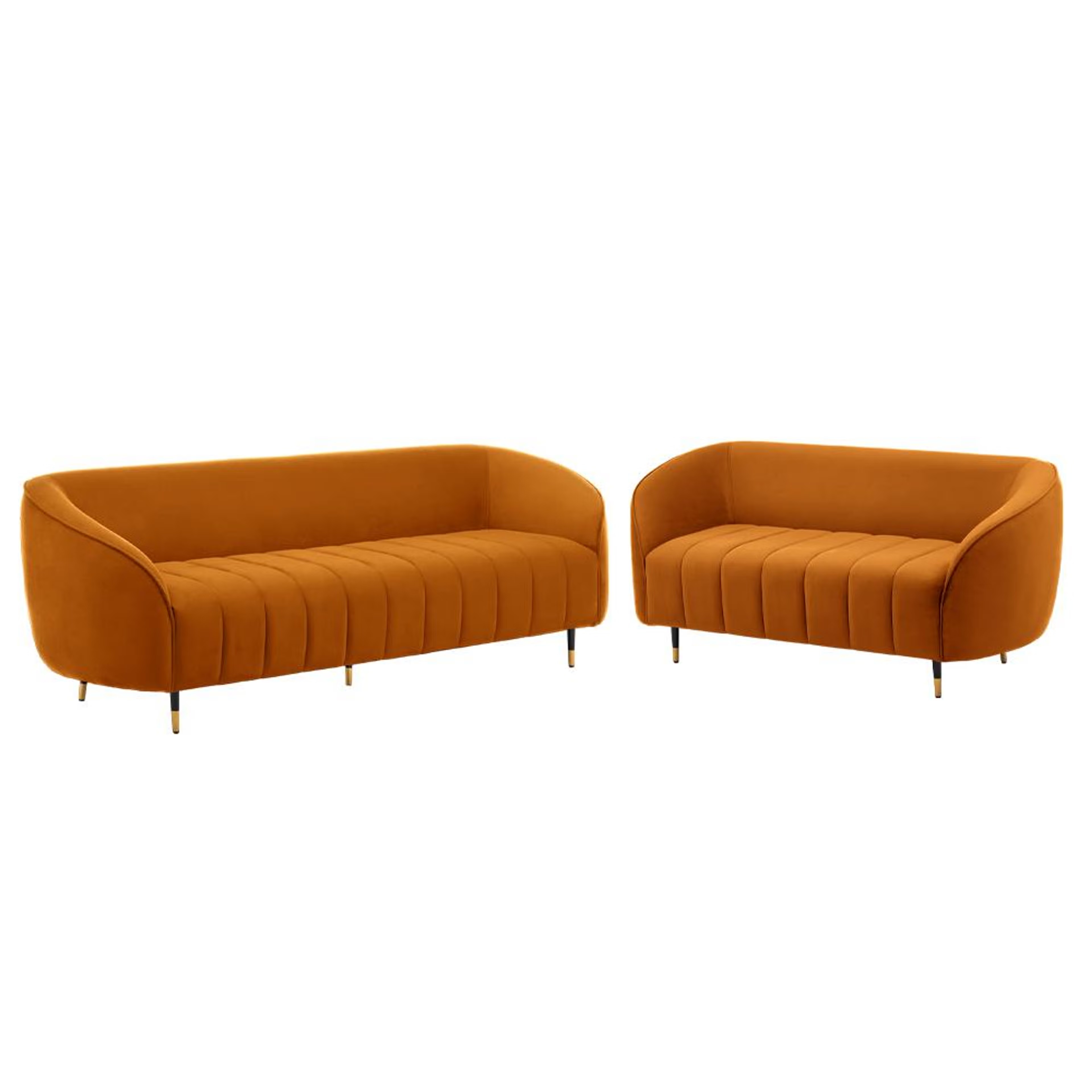 Home 45 Wakefit Tasmania Sofa Set - (3+2) Seater Regular, Set (3+2), Amber