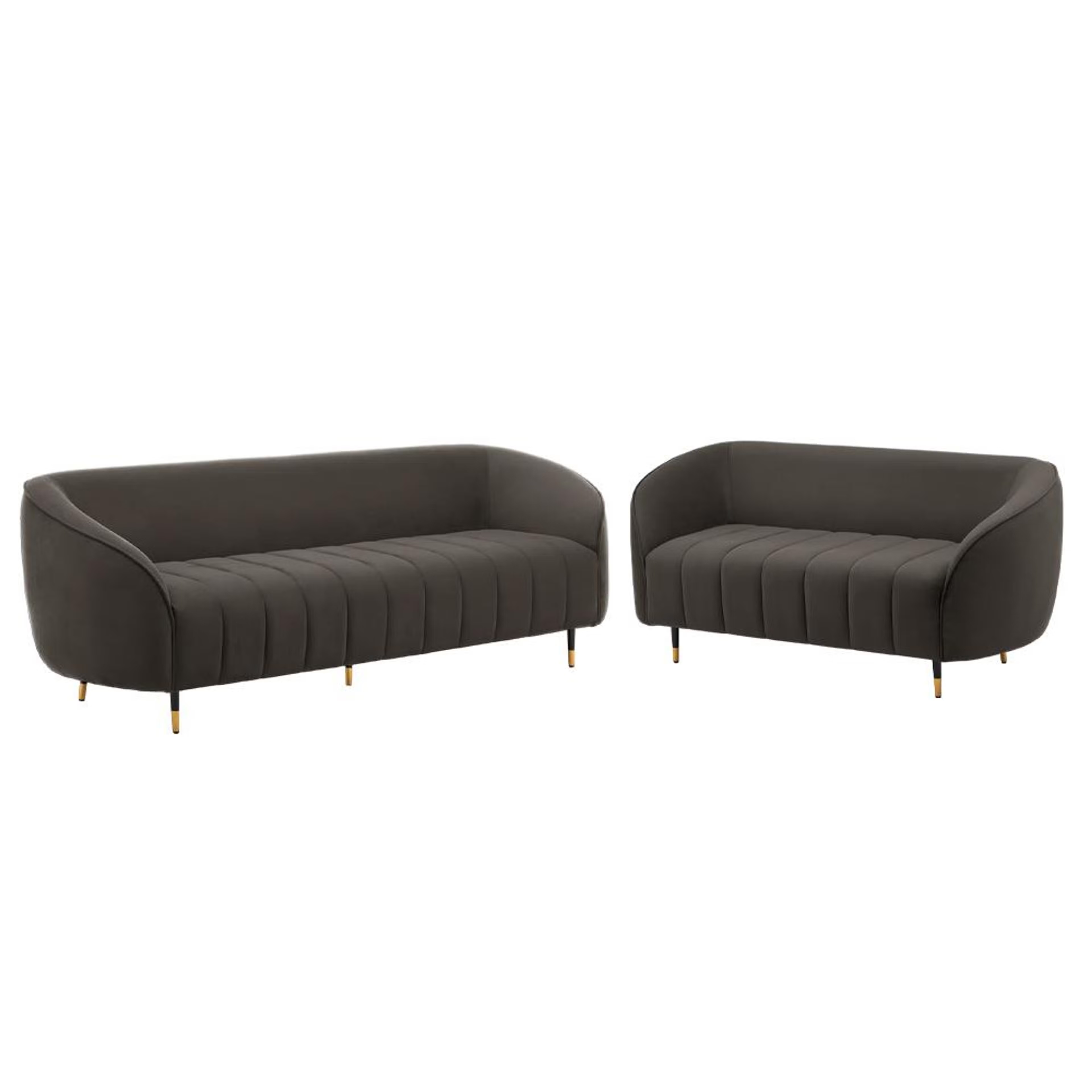 Wakefit Tasmania Sofa Set - (3+2) Seater Regular, Set (3+2), Stone