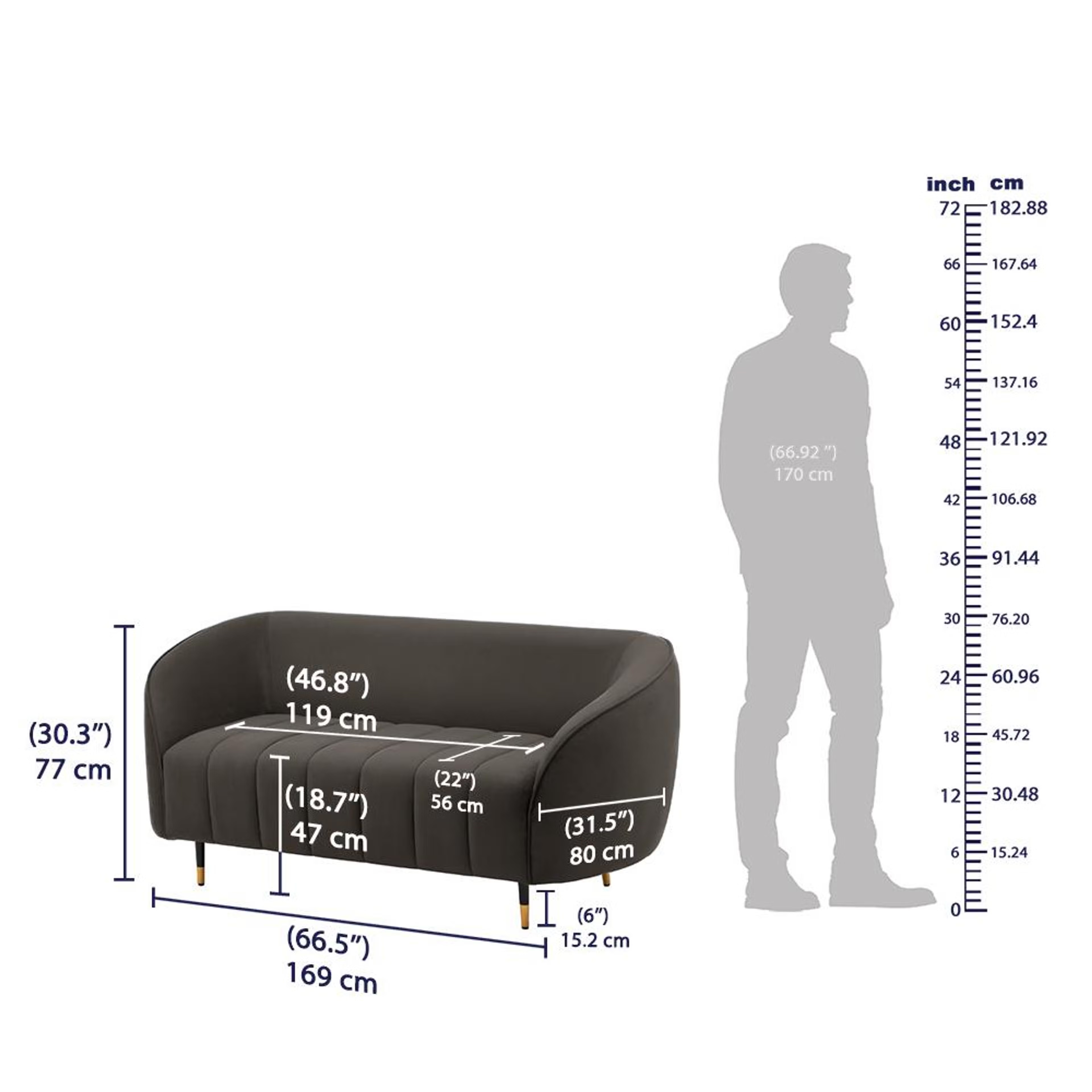 Wakefit Tasmania Sofa Set - (3+2) Seater Regular, Set (3+2), Stone 8 Wakefit Tasmania Sofa Set - (3+2) Seater Regular, Set (3+2), Stone