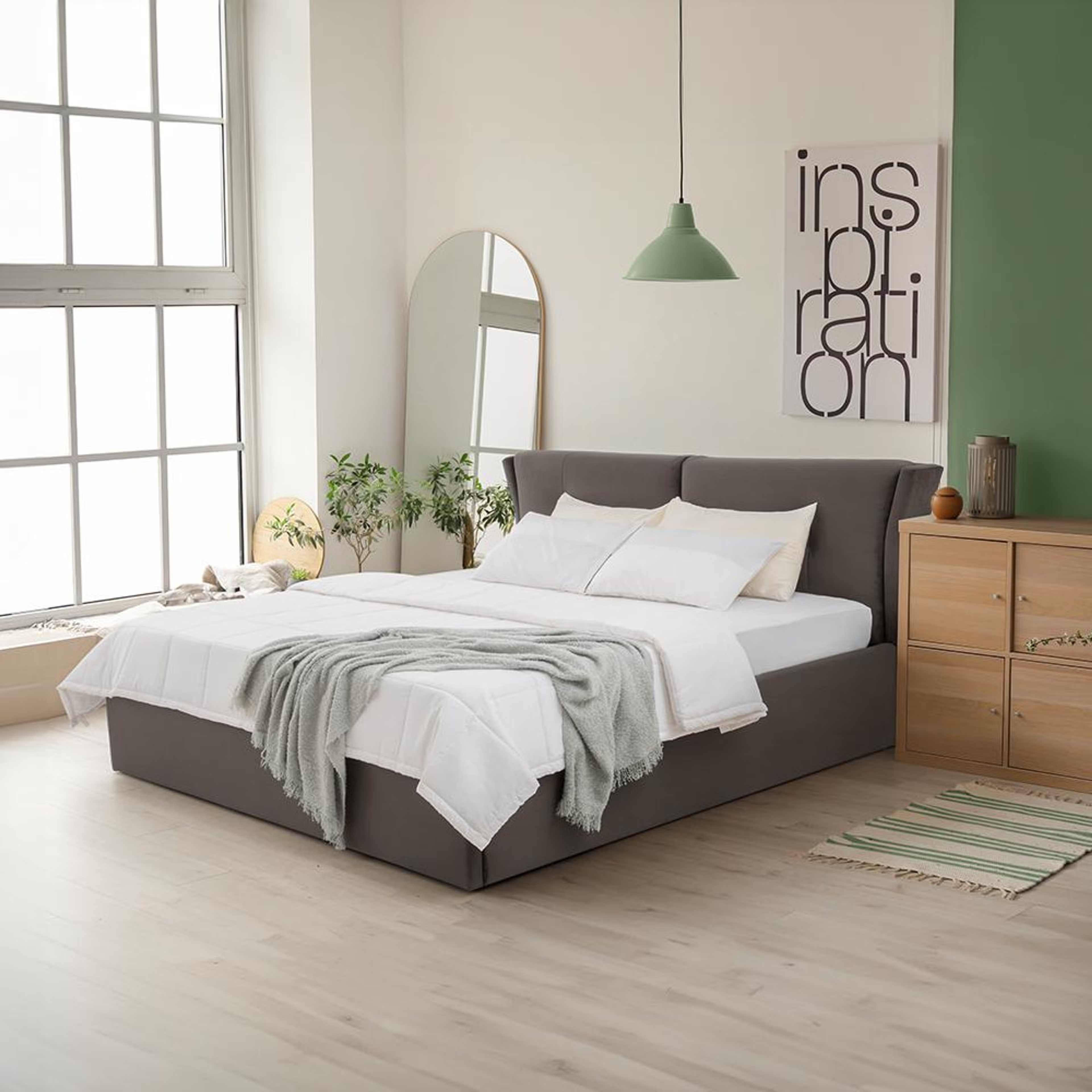 Home 42 Wakefit Kepler King Size Upholstered Bed King - 78" x 72\