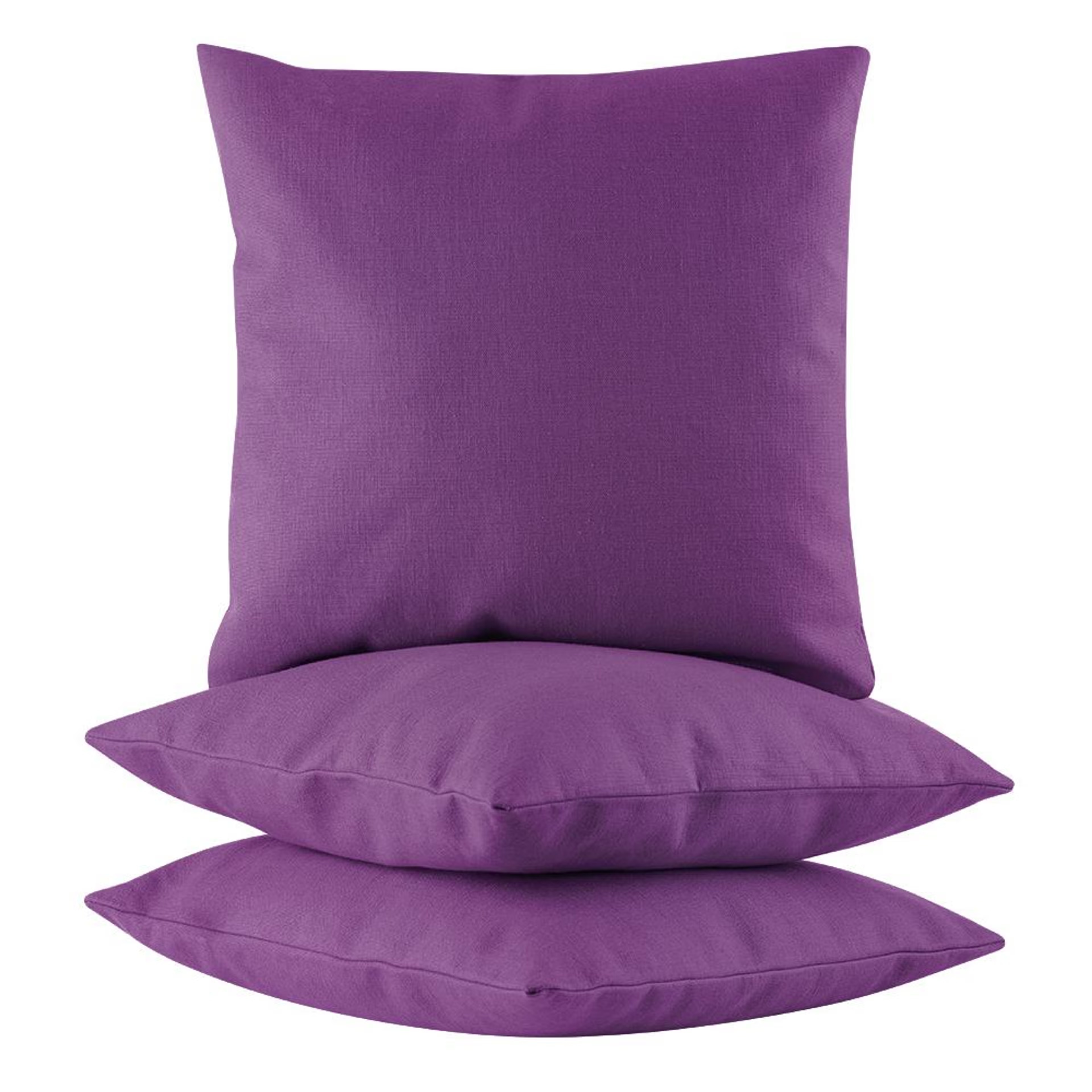Wakefit Premium Cushion Cover 16x16 Grape purple Set of 3 set of 3, Grape purple 4 Wakefit Premium Cushion Cover 16x16 Grape purple Set of 3 set of 3, Grape purple