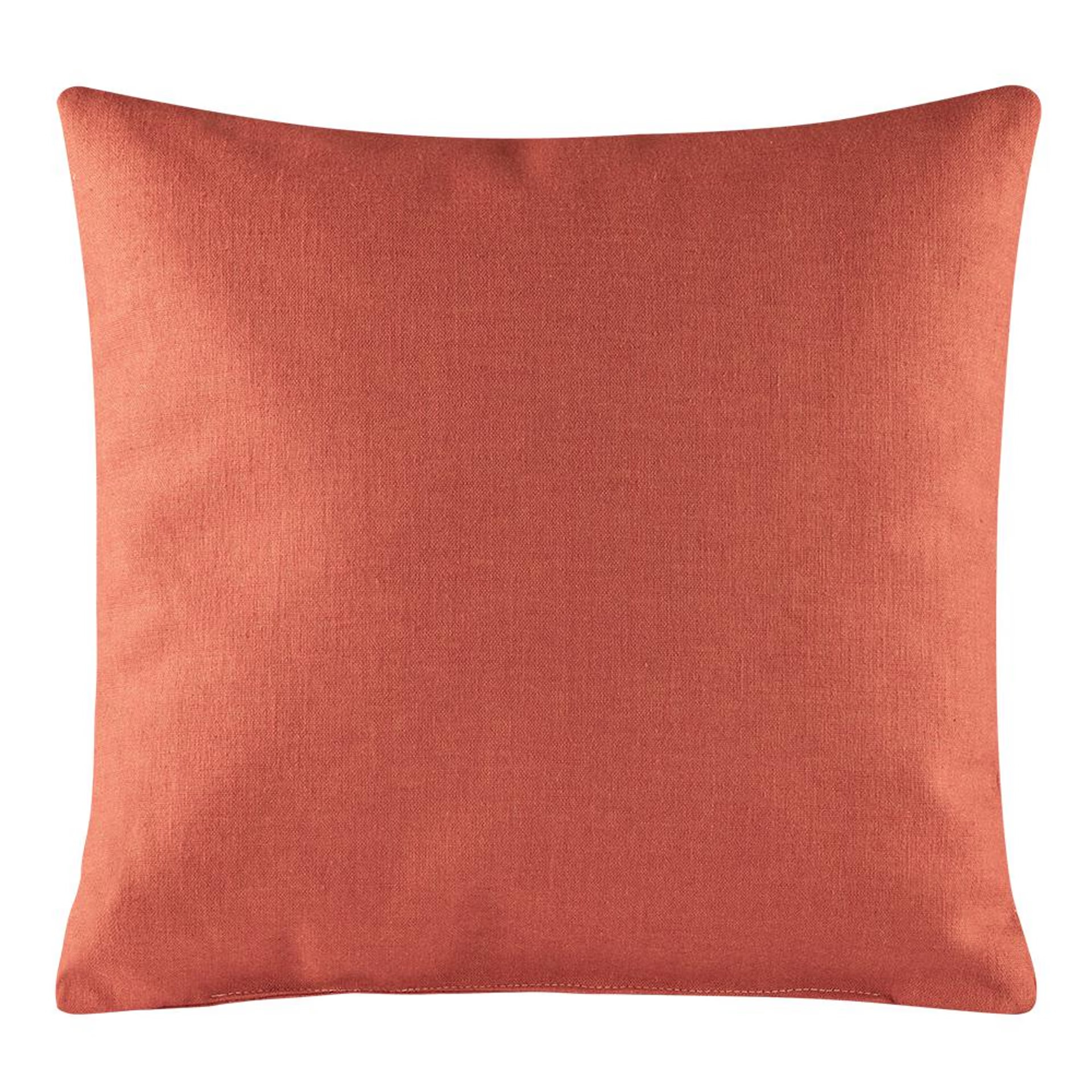 Wakefit Premium Cushion Cover 16x16 Terracotta Set of 5 set of 5, Terracotta