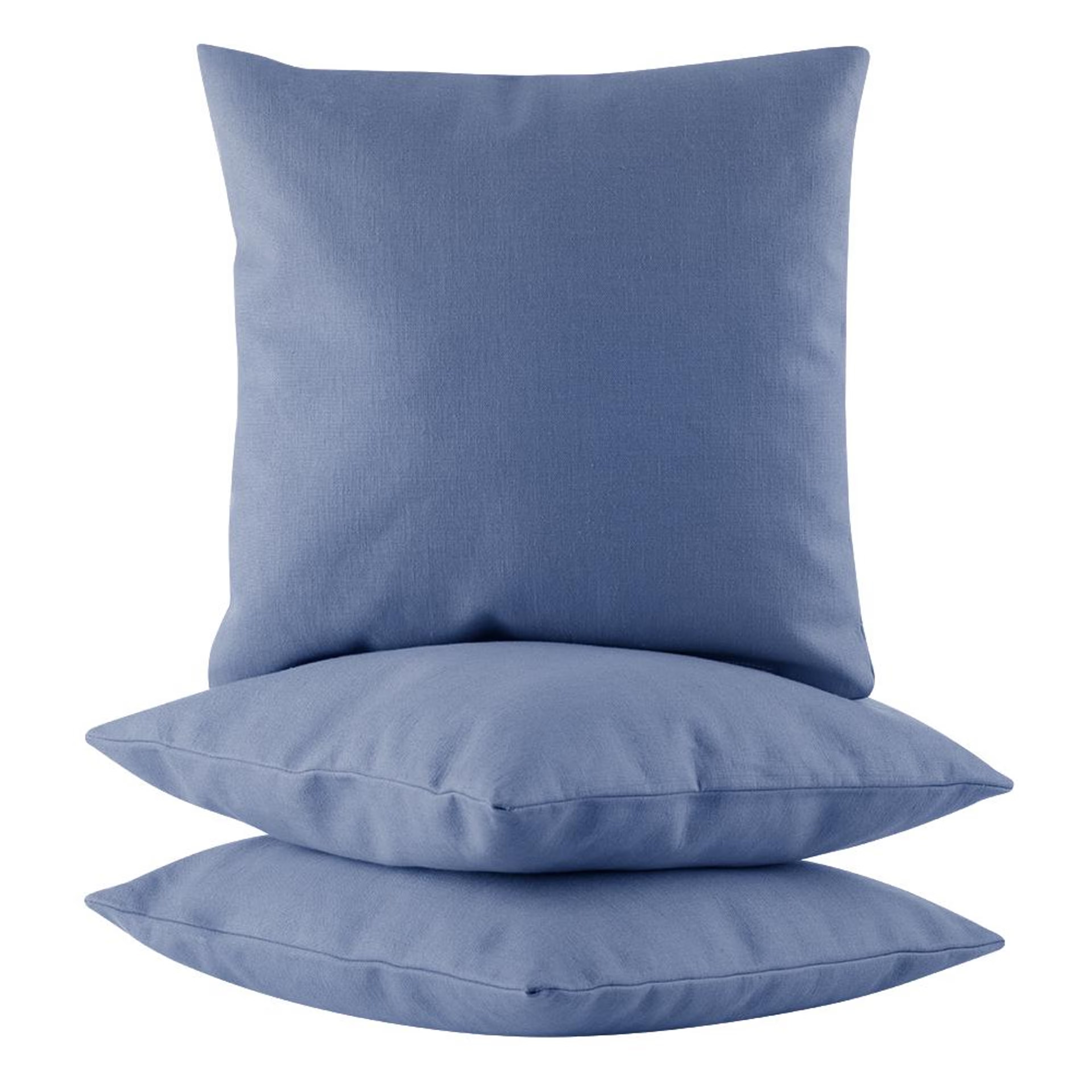Wakefit Premium Cushion Cover 16x16 Saphire Blue Set of 3 set of 3, Saphire Blue 4 Wakefit Premium Cushion Cover 16x16 Saphire Blue Set of 3 set of 3, Saphire Blue