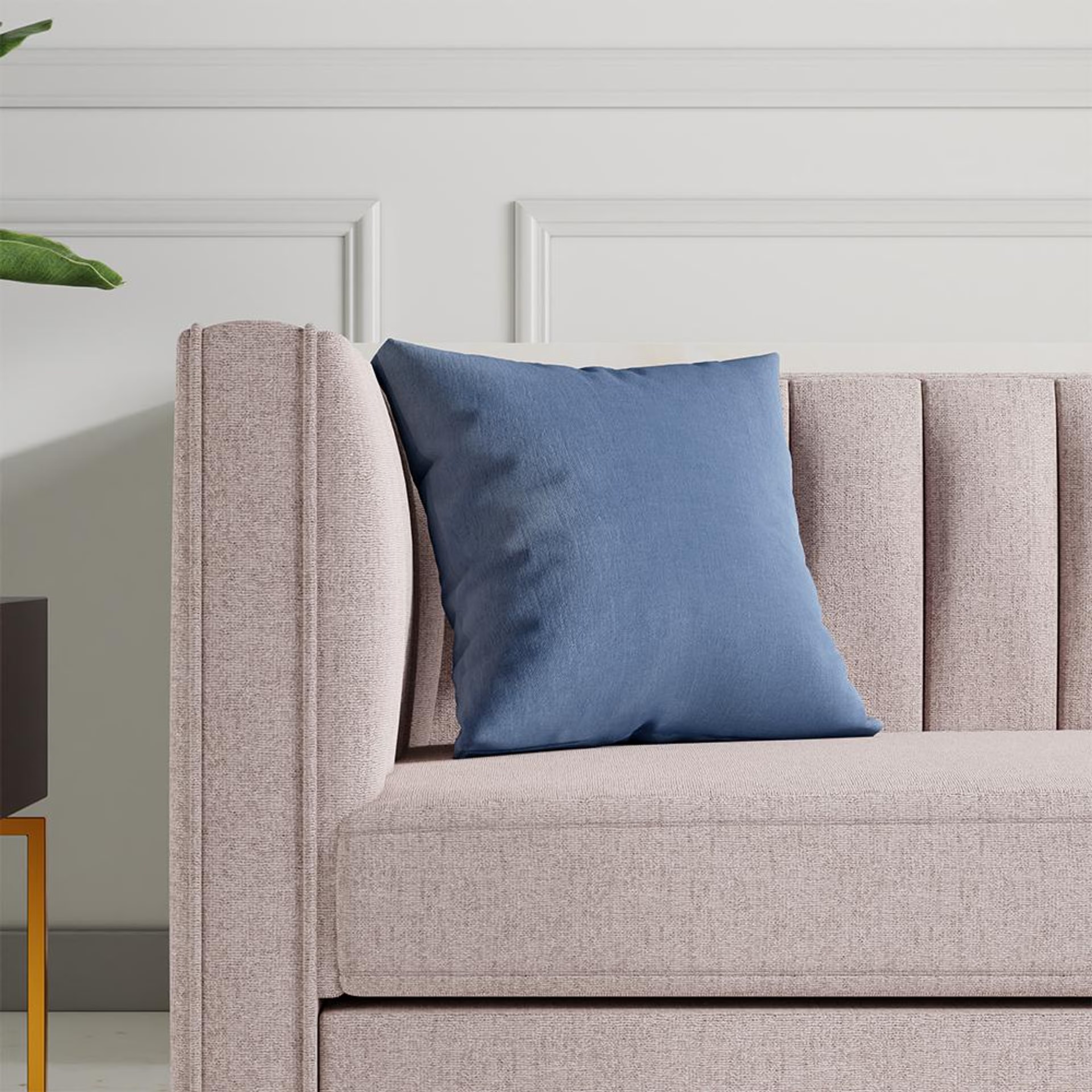 Wakefit Premium Cushion Cover 16x16 Saphire Blue Set of 2 set of 2, Saphire Blue