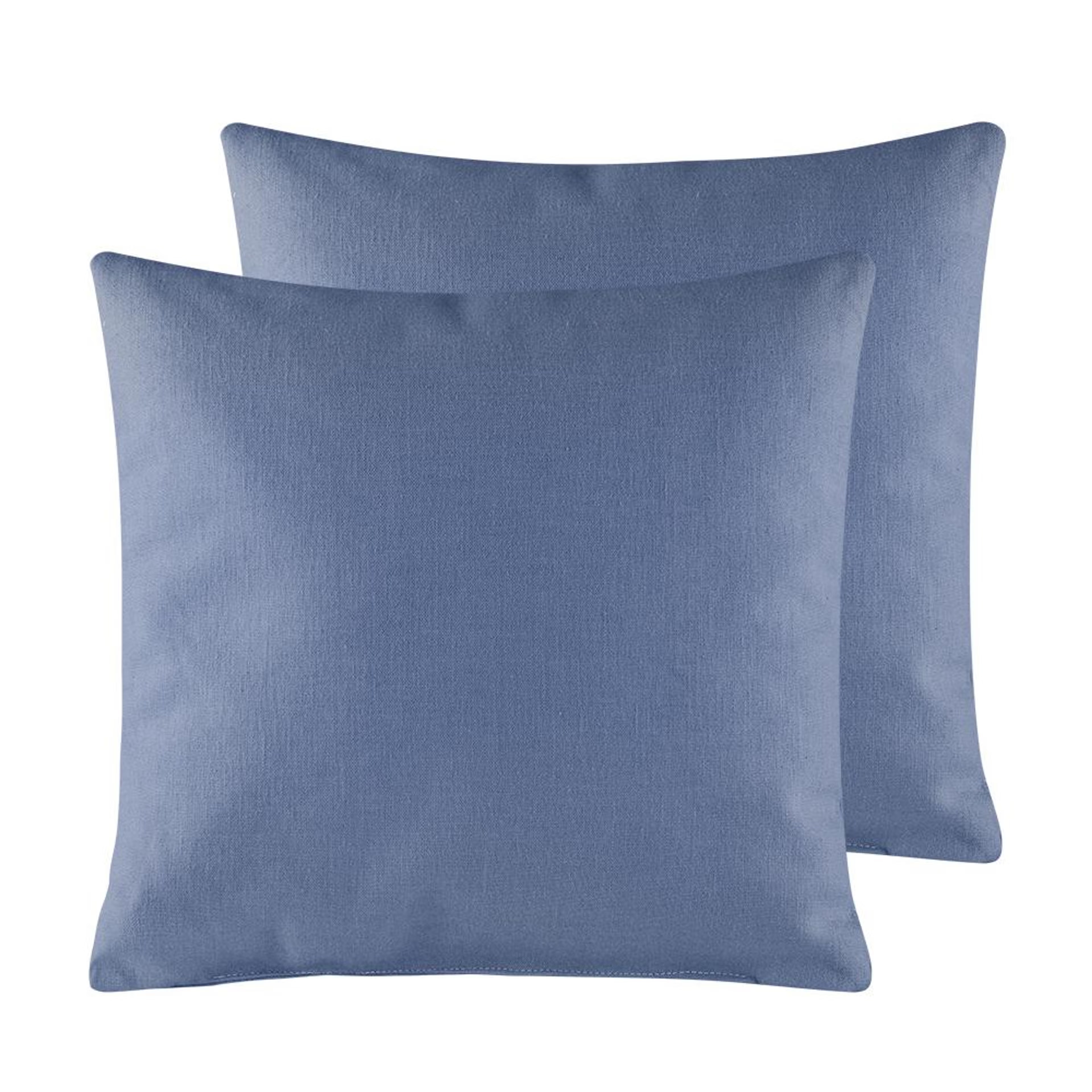 Wakefit Premium Cushion Cover 16x16 Saphire Blue Set of 2 set of 2, Saphire Blue 4 Wakefit Premium Cushion Cover 16x16 Saphire Blue Set of 2 set of 2, Saphire Blue