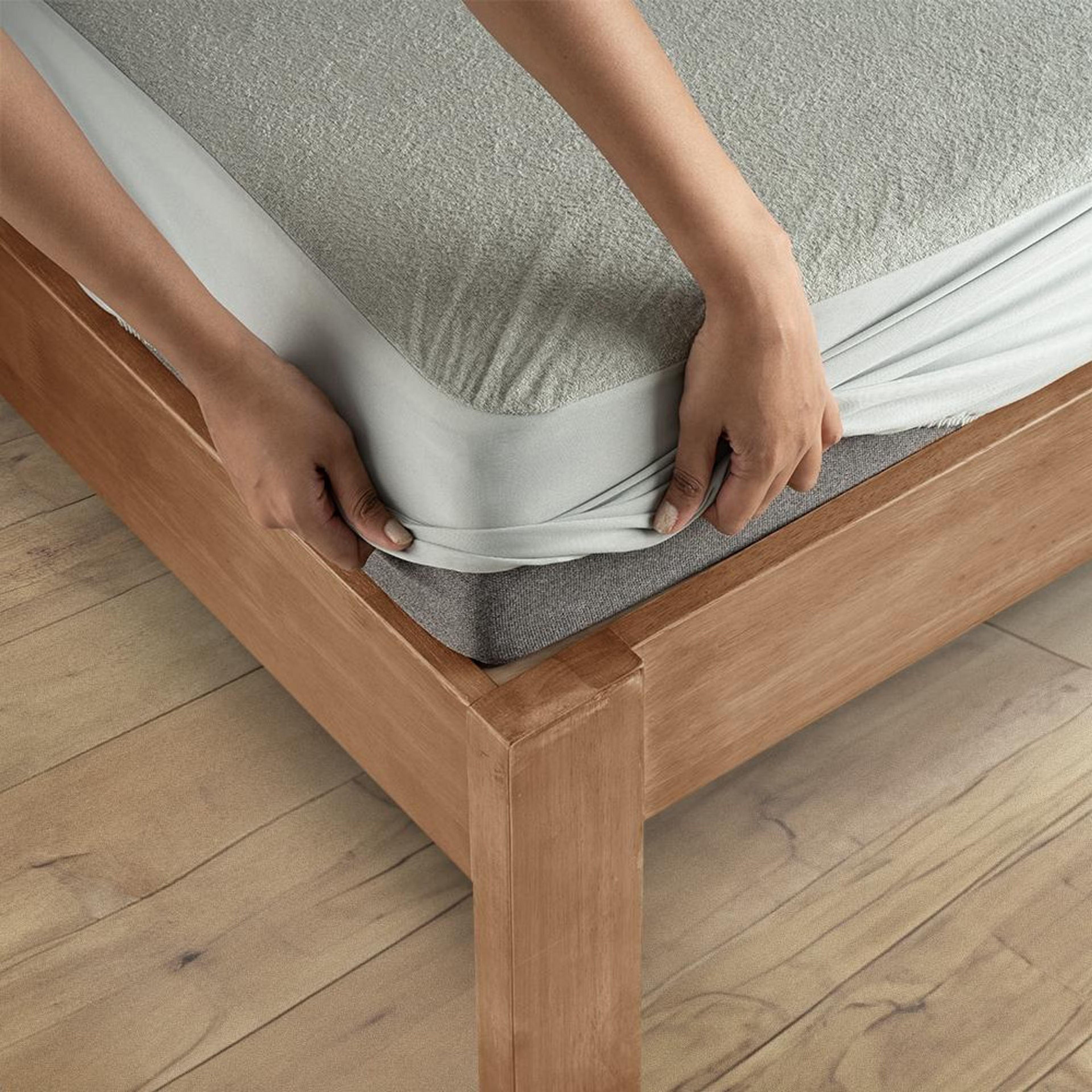 Water Proof Bamboo Terry Mattress Protector | Iron Grey | Machine Washable | Super Soft Queen - 72" x 66 6 Water Proof Bamboo Terry Mattress Protector | Iron Grey | Machine Washable | Super Soft Queen - 72" x 66\