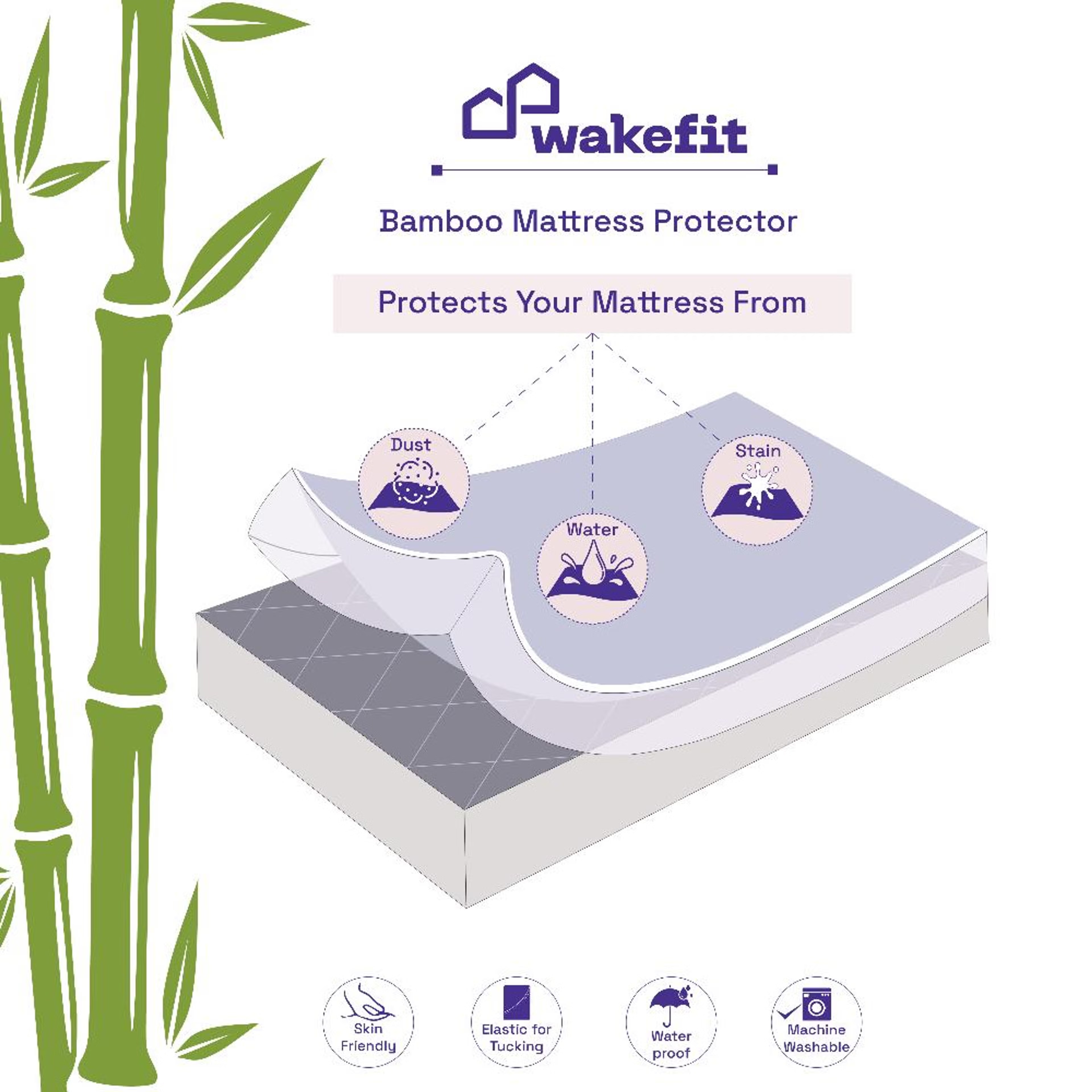 Water Proof Bamboo Terry Mattress Protector | Iron Grey | Machine Washable | Super Soft Queen - 72" x 66 9 Water Proof Bamboo Terry Mattress Protector | Iron Grey | Machine Washable | Super Soft Queen - 72" x 66\