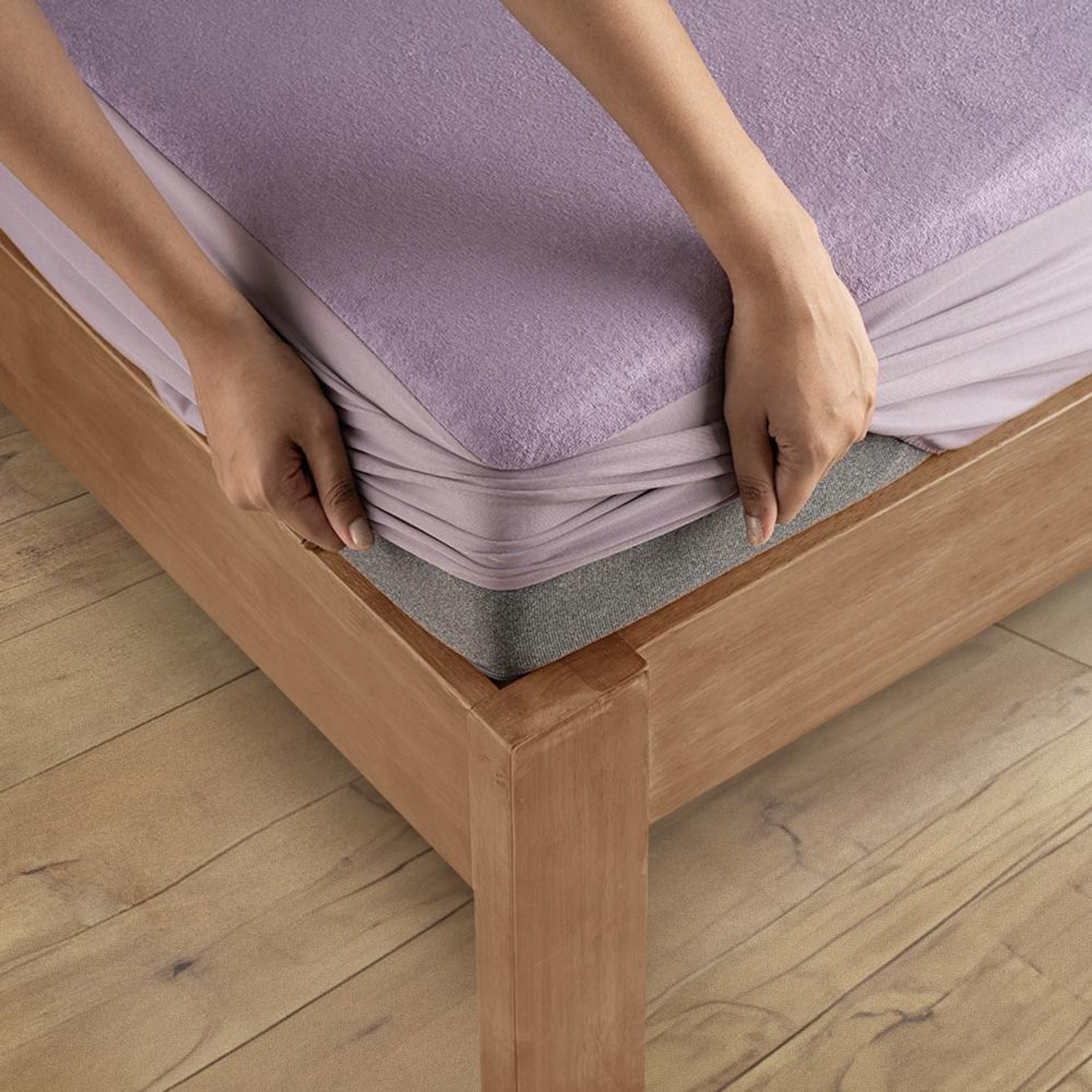 Water Proof Bamboo Terry Mattress Protector | Lavender | Machine Washable | Super Soft Single - 78" x 36 6 Water Proof Bamboo Terry Mattress Protector | Lavender | Machine Washable | Super Soft Single - 78" x 36\