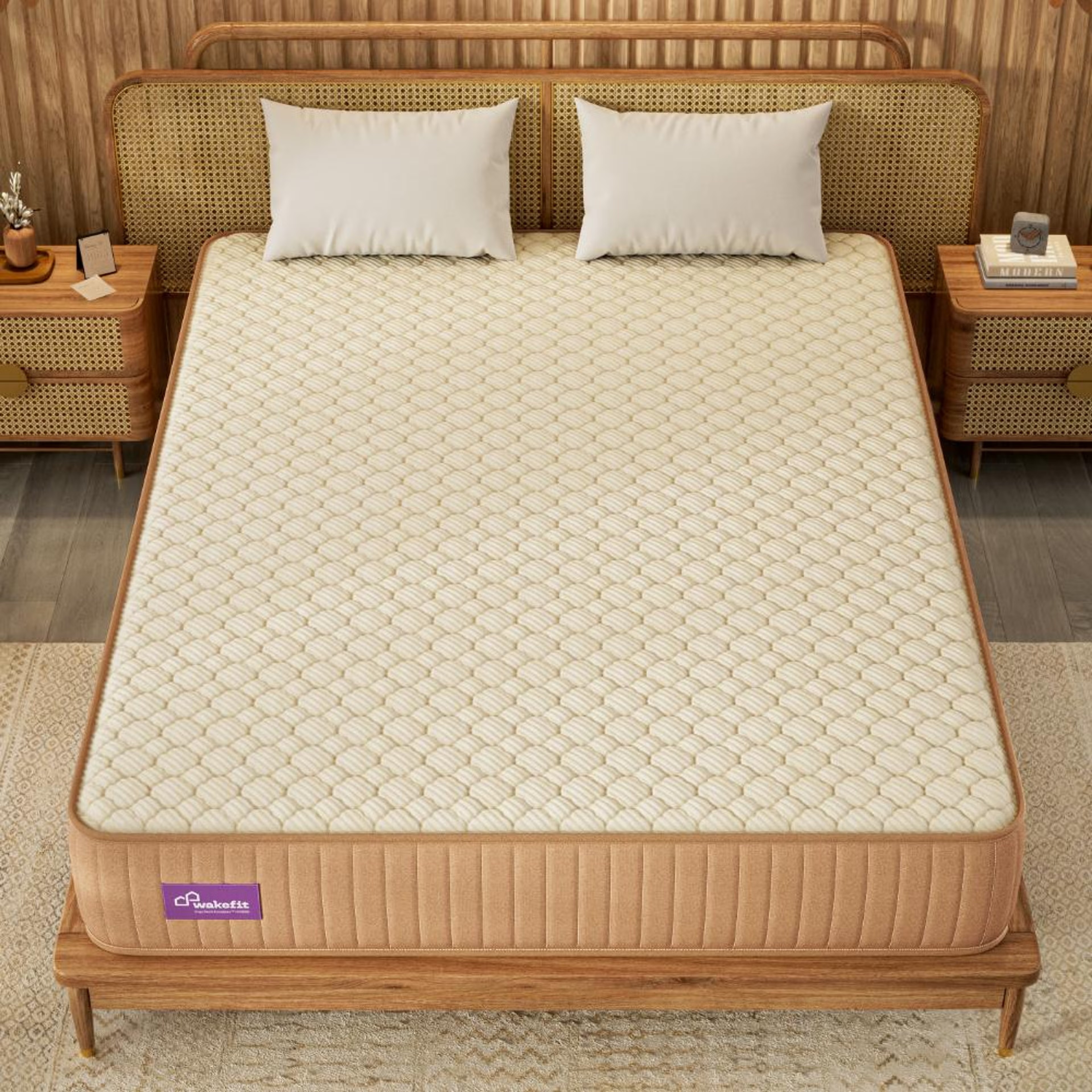 Latex Hybrid Pocket Spring Mattress Queen - 78" x 60" x 10" - 1.98m x 1.52m x 25.4cm