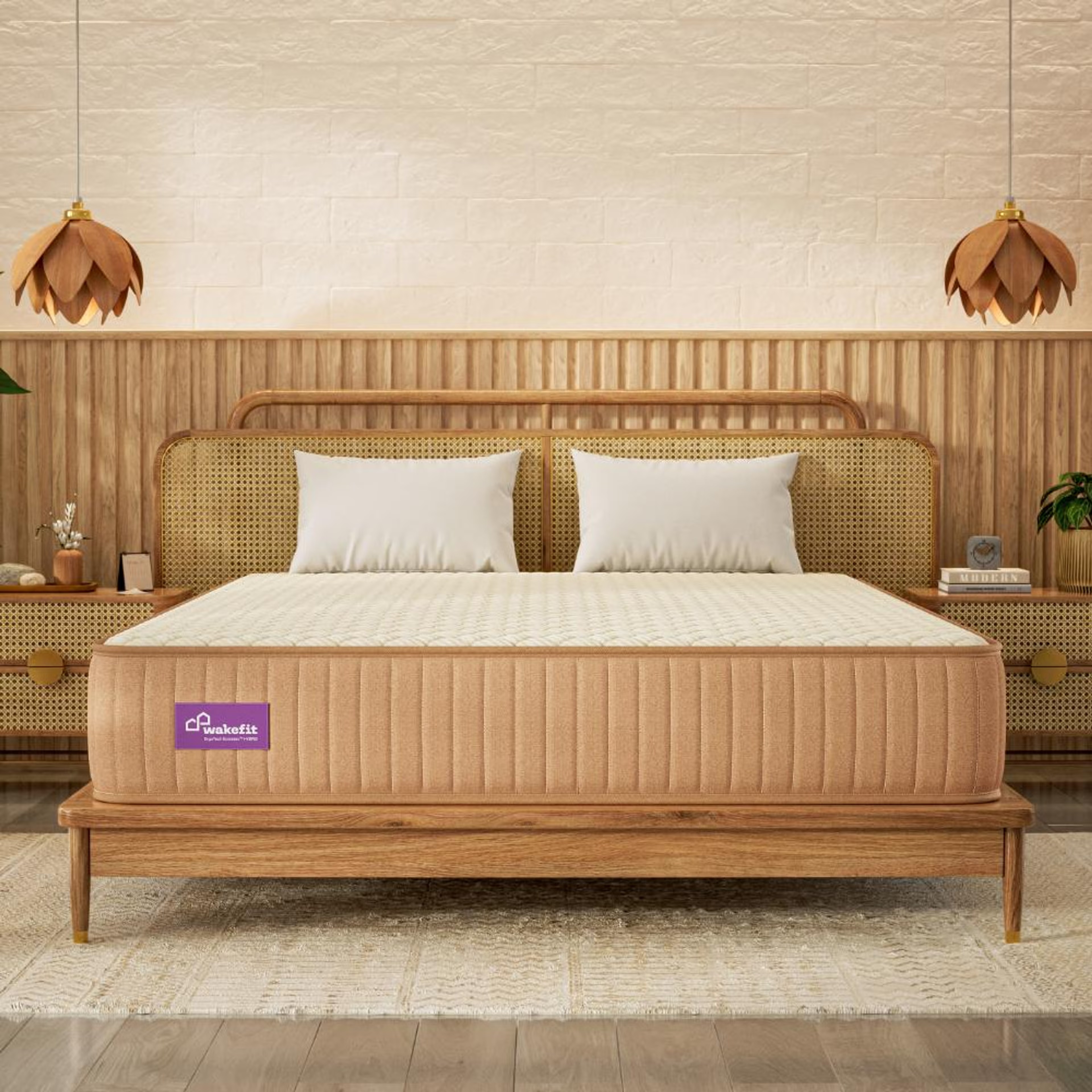 Latex Hybrid Pocket Spring Mattress Queen - 78" x 60" x 6" - 1.98m x 1.52m x 15.2cm