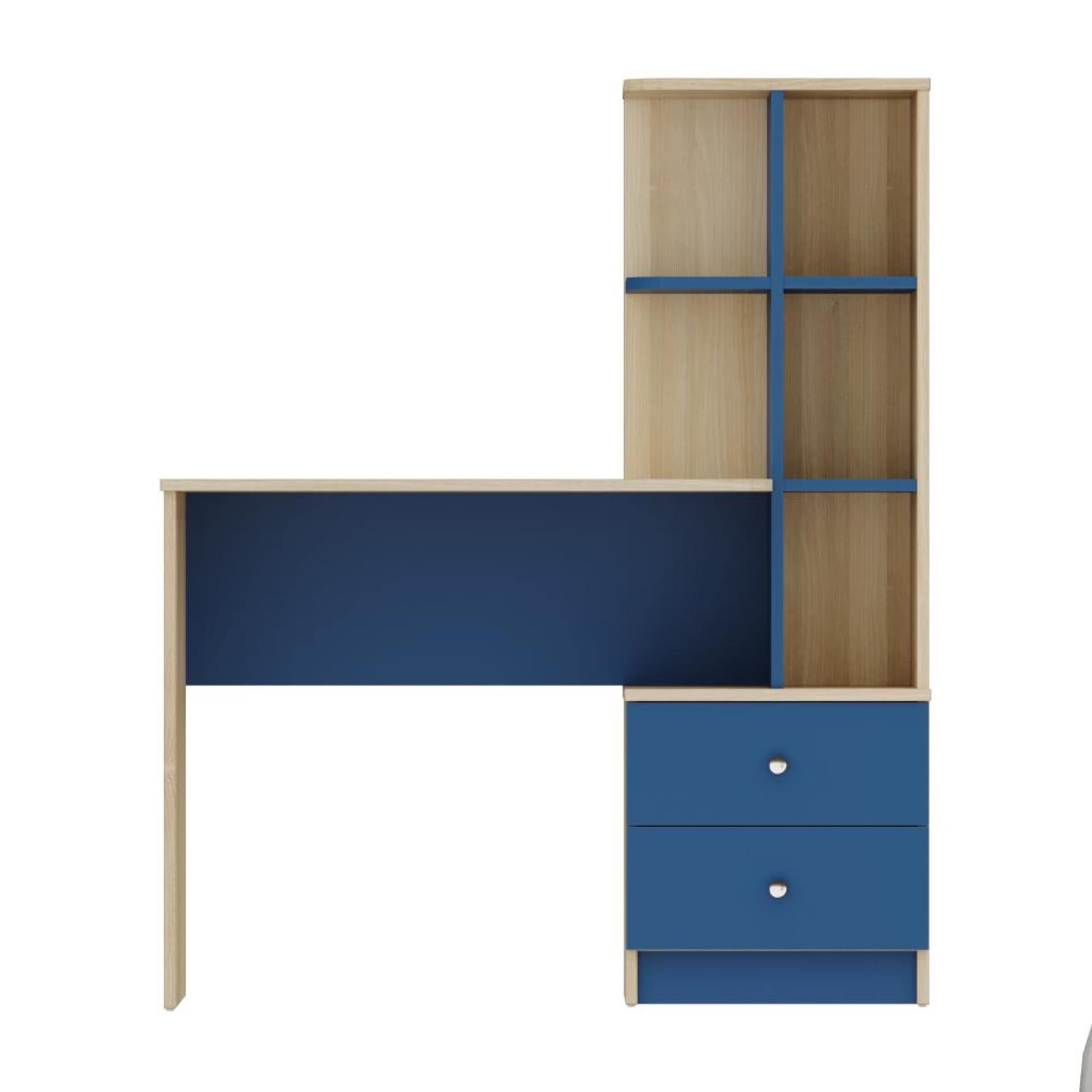 Paw Kids Study Table | (42x18 inch) | (Moldau Acacia) | Stylish Wooden Study Desk for Kids Room