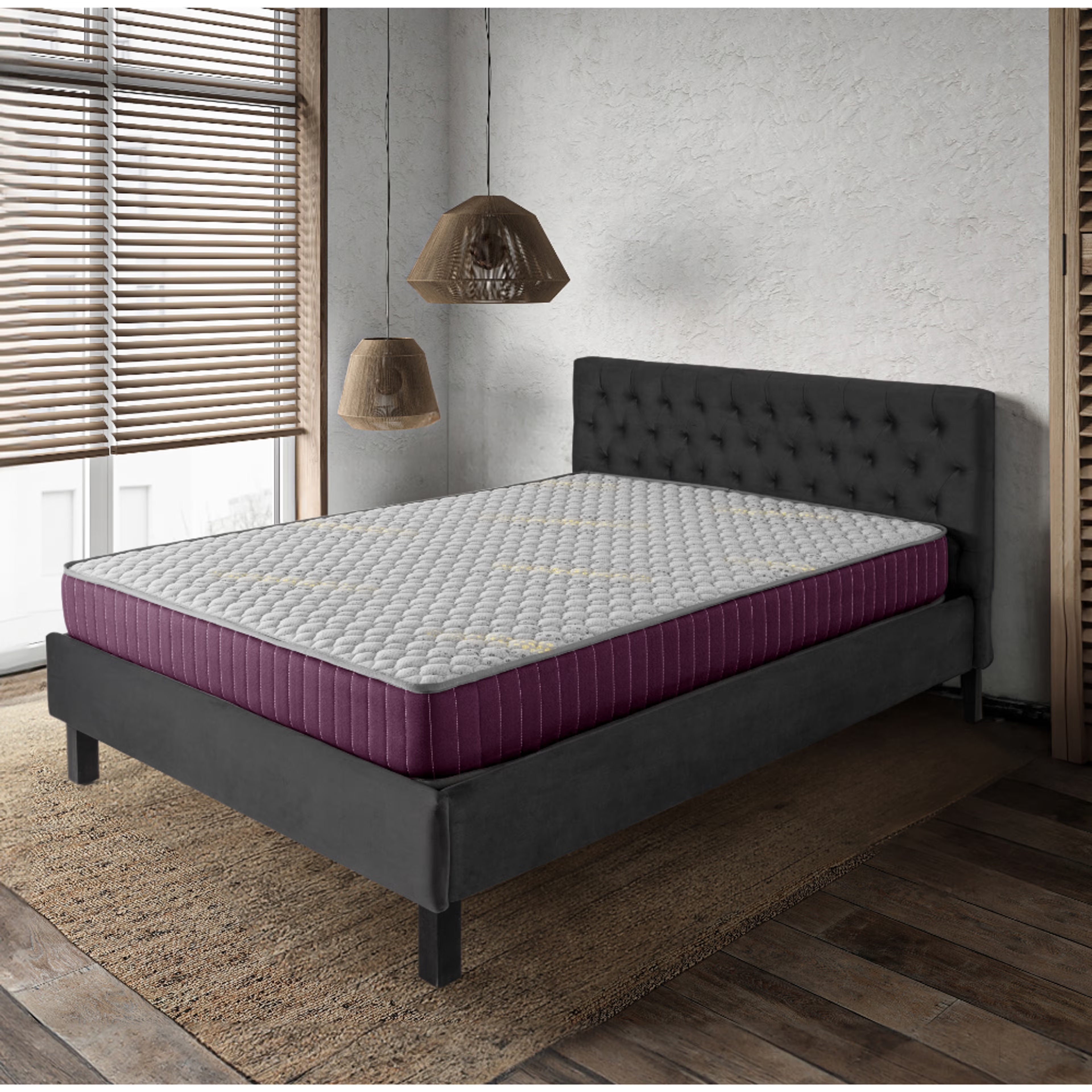Home 41 Wakefit Ortho Plus ActiveCool Mattress Custom - 90" x 78" x 10" - 2.29m x 1.98m x 25.4cm