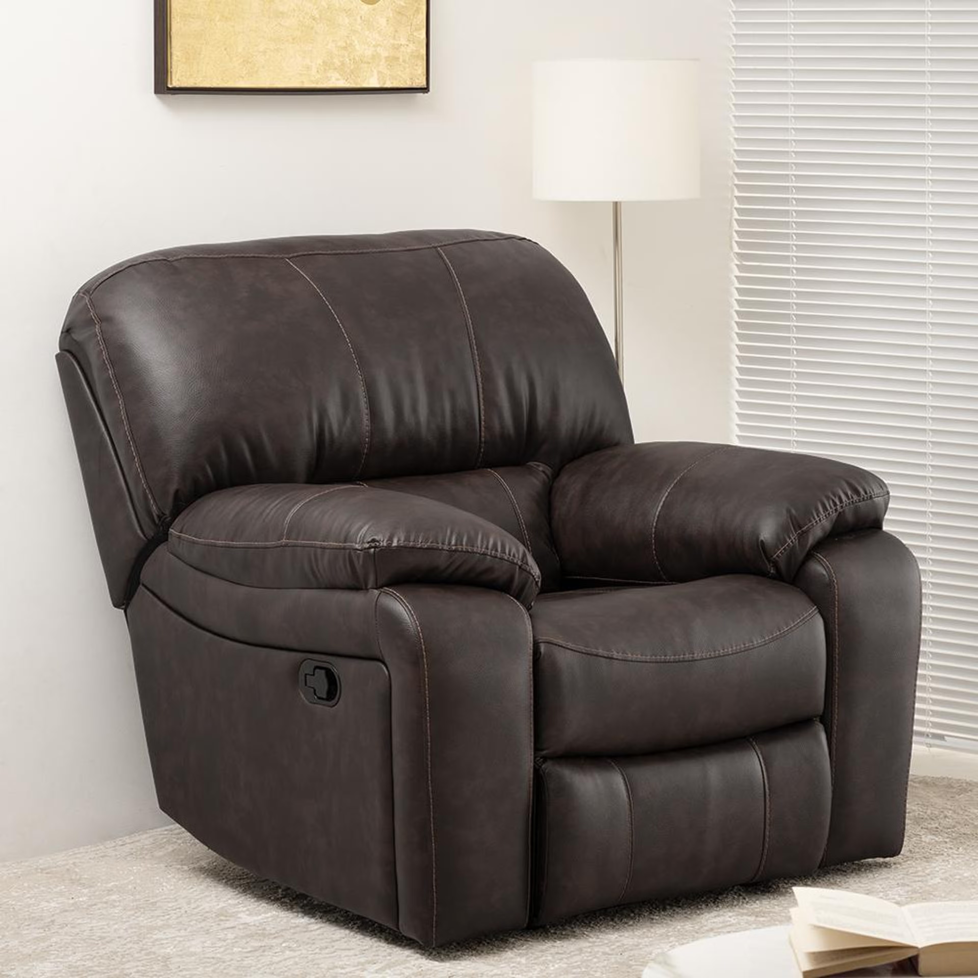 Wakefit Astro Recliner - Single Seater Regular, One Seater, Brown