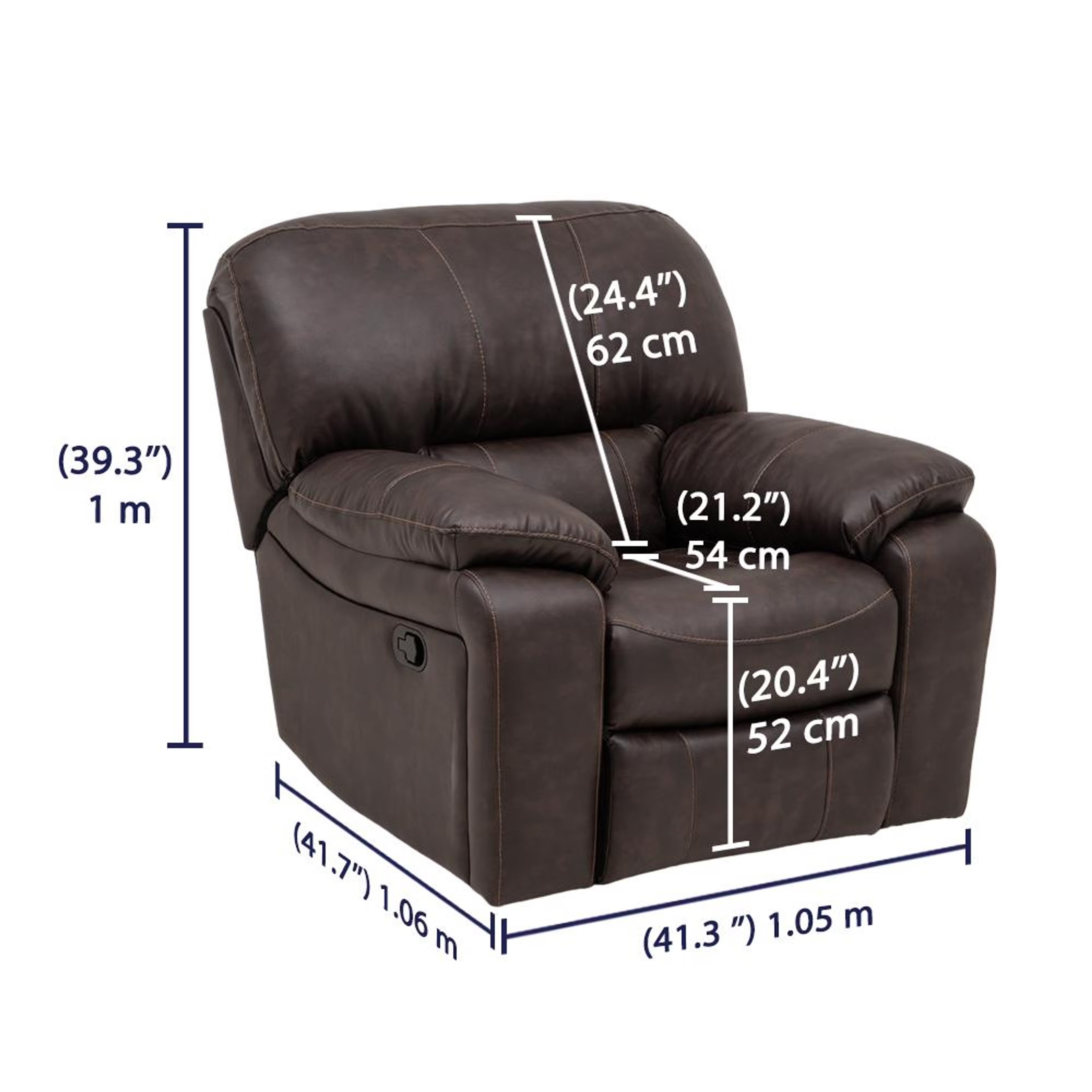 Wakefit Astro Recliner - Single Seater Regular, One Seater, Brown 11 Wakefit Astro Recliner - Single Seater Regular, One Seater, Brown
