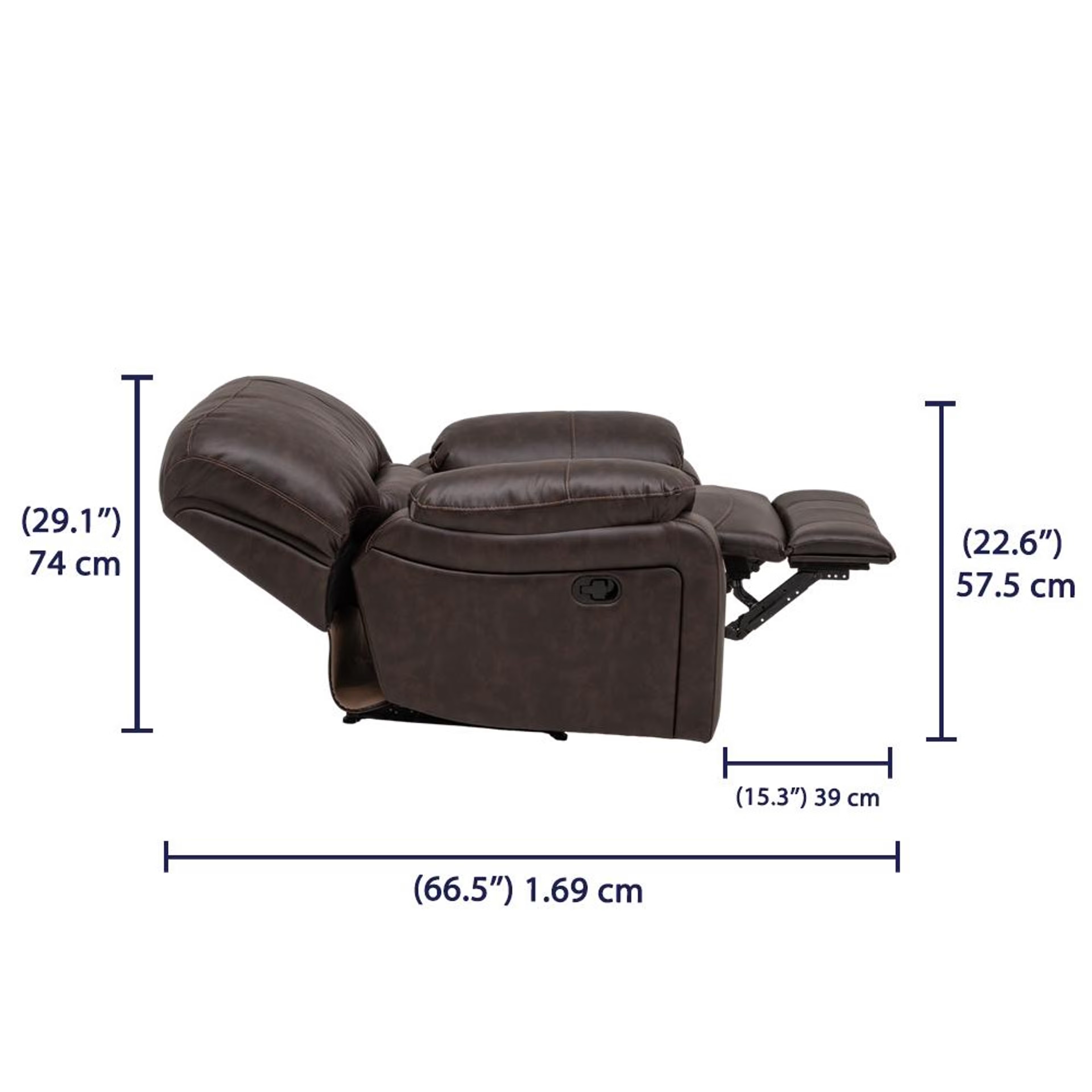 Wakefit Astro Recliner - Single Seater Regular, One Seater, Brown 12 Wakefit Astro Recliner - Single Seater Regular, One Seater, Brown