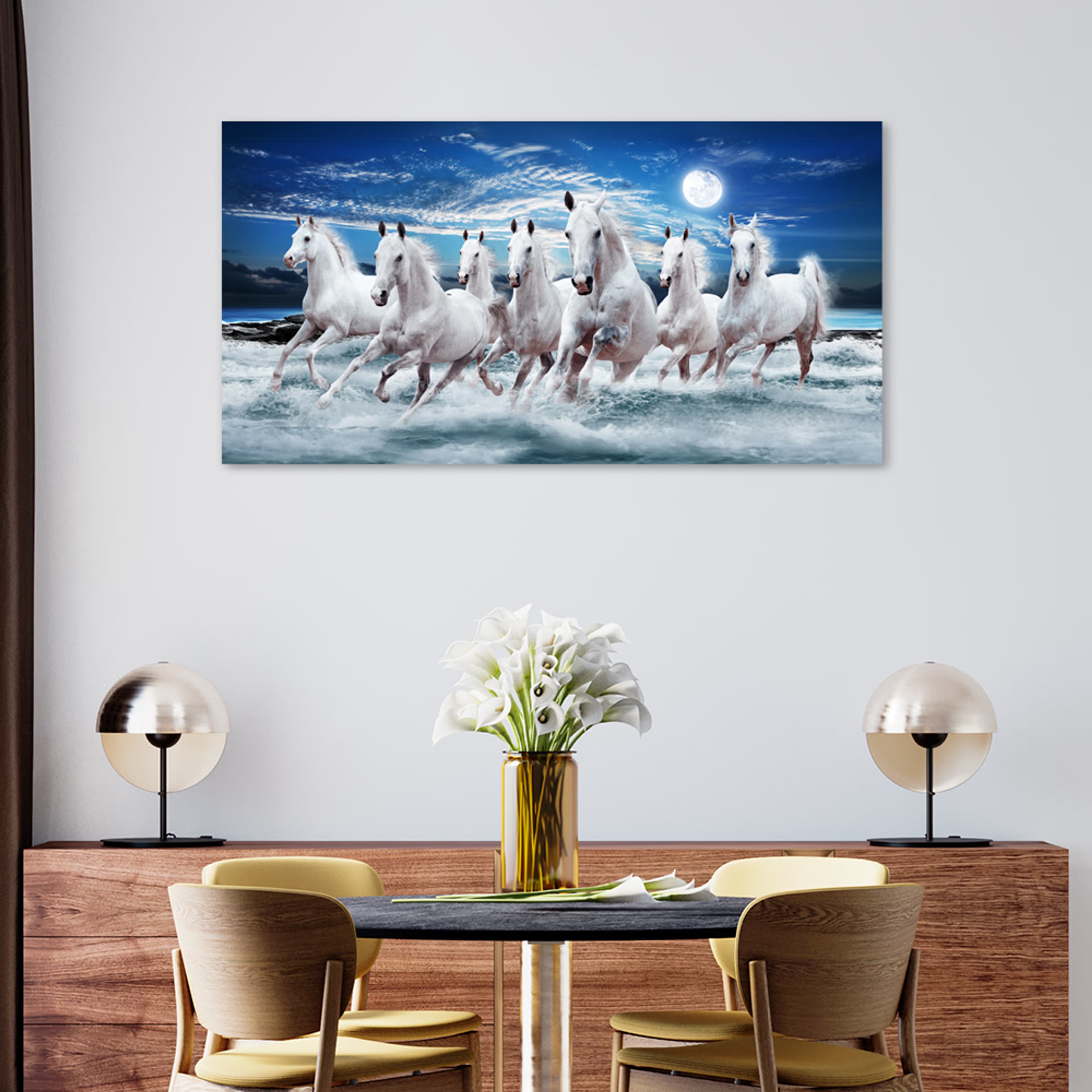 Canvas Wall Painting | 48x24 Inch | Set of 1 | For Living Room, Bedroom & Office Decor | Gifting Option | Majestic Force 48 inch, Set of 1