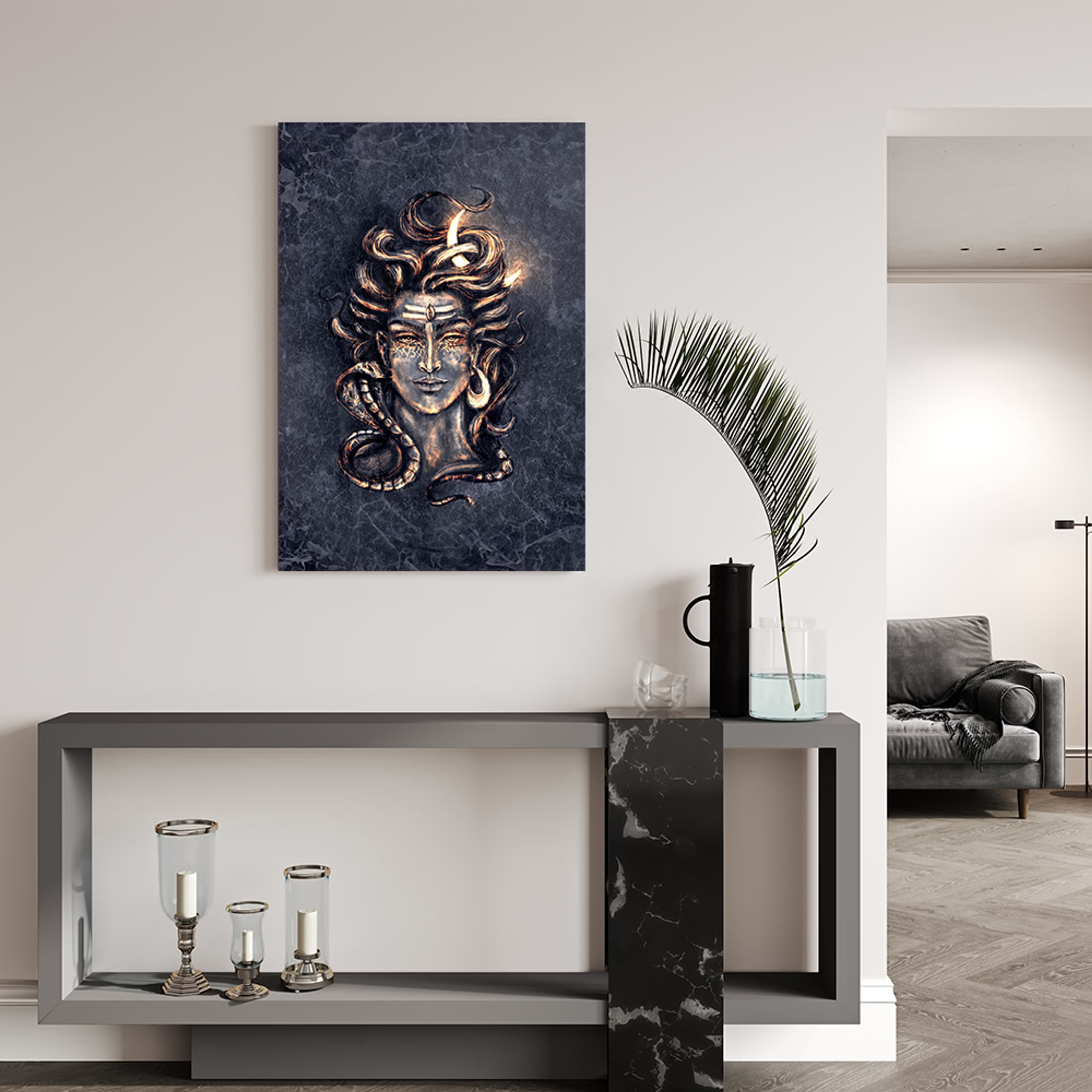 Home 40 Canvas Wall Painting | 24x36 Inch | Set of 1 | For Living Room, Bedroom & Office Decor | Gifting Option | Mystical Melody 24 inch, Set of 1