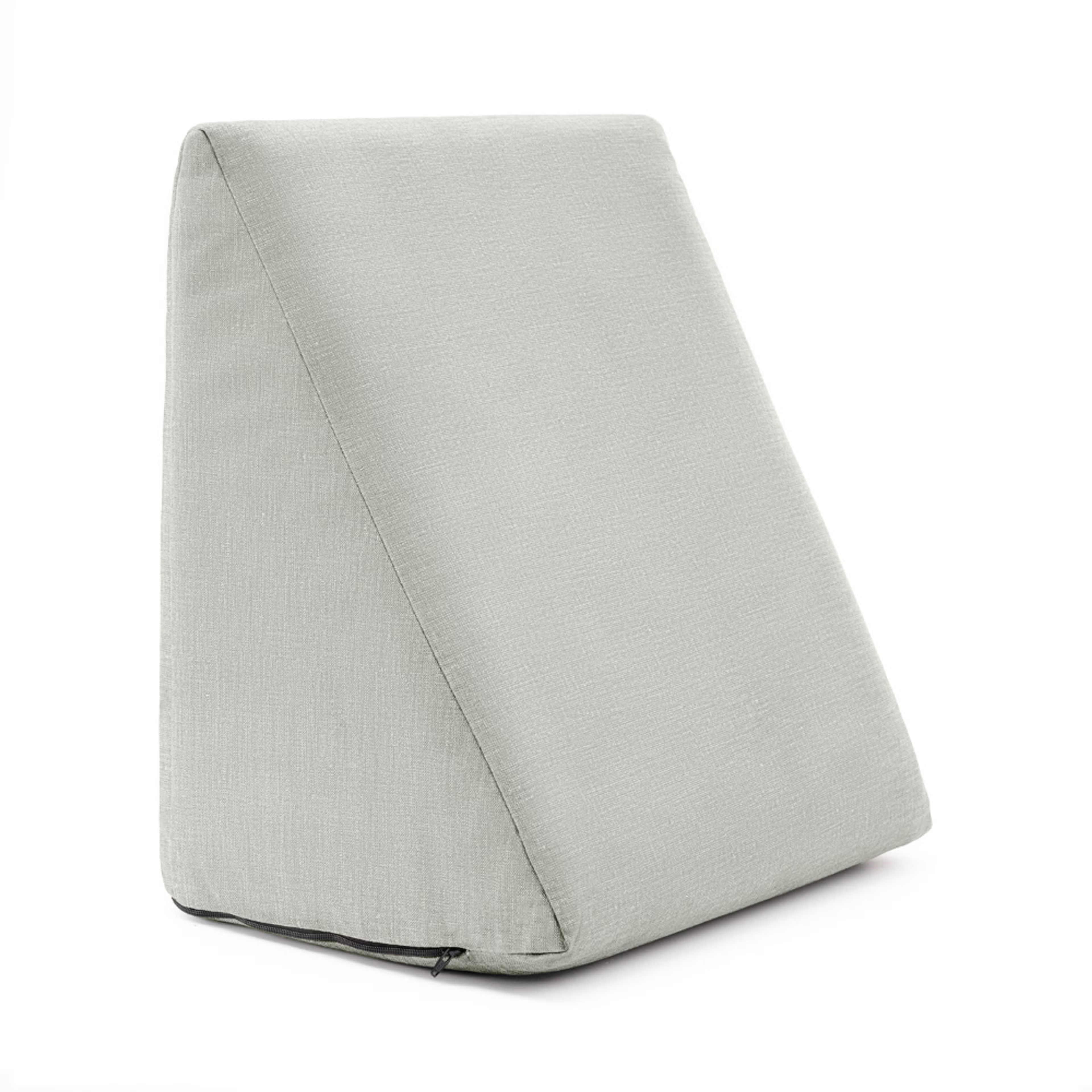 Memory Foam Wedge Pillow | Helps Reduce Acid Reflux, Snoring & Back Discomfort | Soft Washable Cover | Multi-Use Support | Light Grey Wedge Pillow, Light Grey