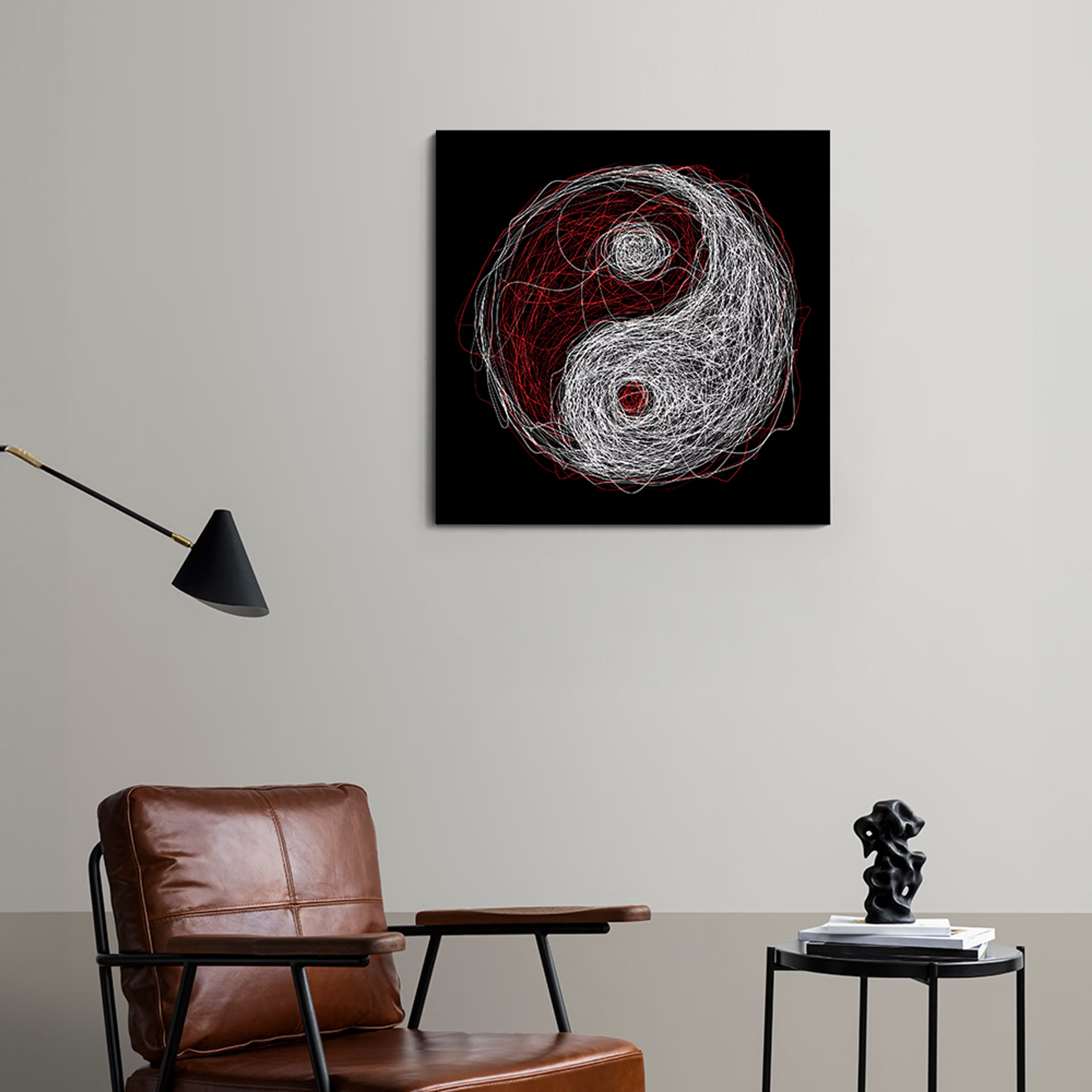 Canvas Wall Painting | 24x24 Inch | Set of 1 | For Living Room, Bedroom & Office Decor | Gifting Option | Balancing Act 24 inch, Set of 1