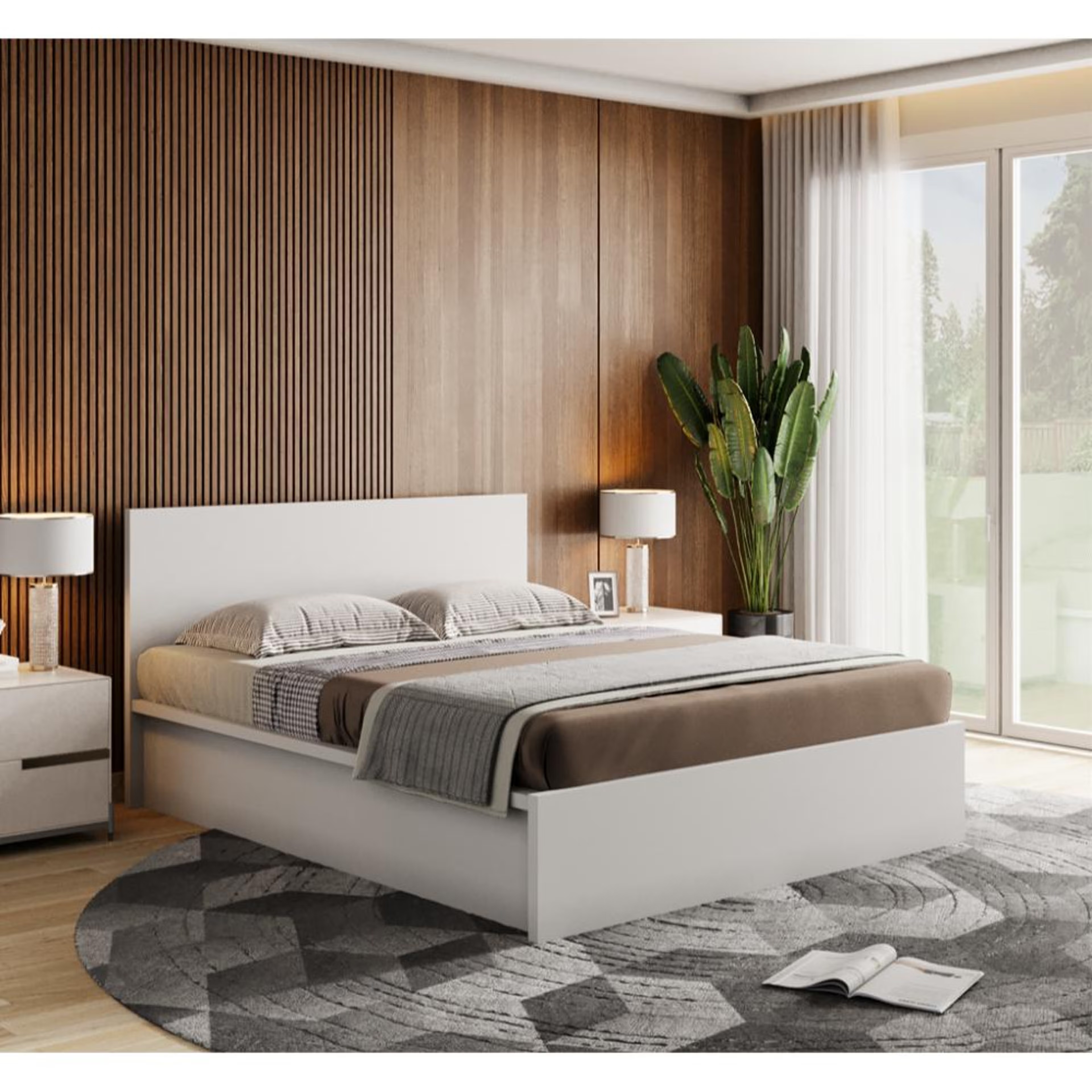 Wakefit Centaur King size Storage bed with hydraulic mechanism King - 78" x 72\