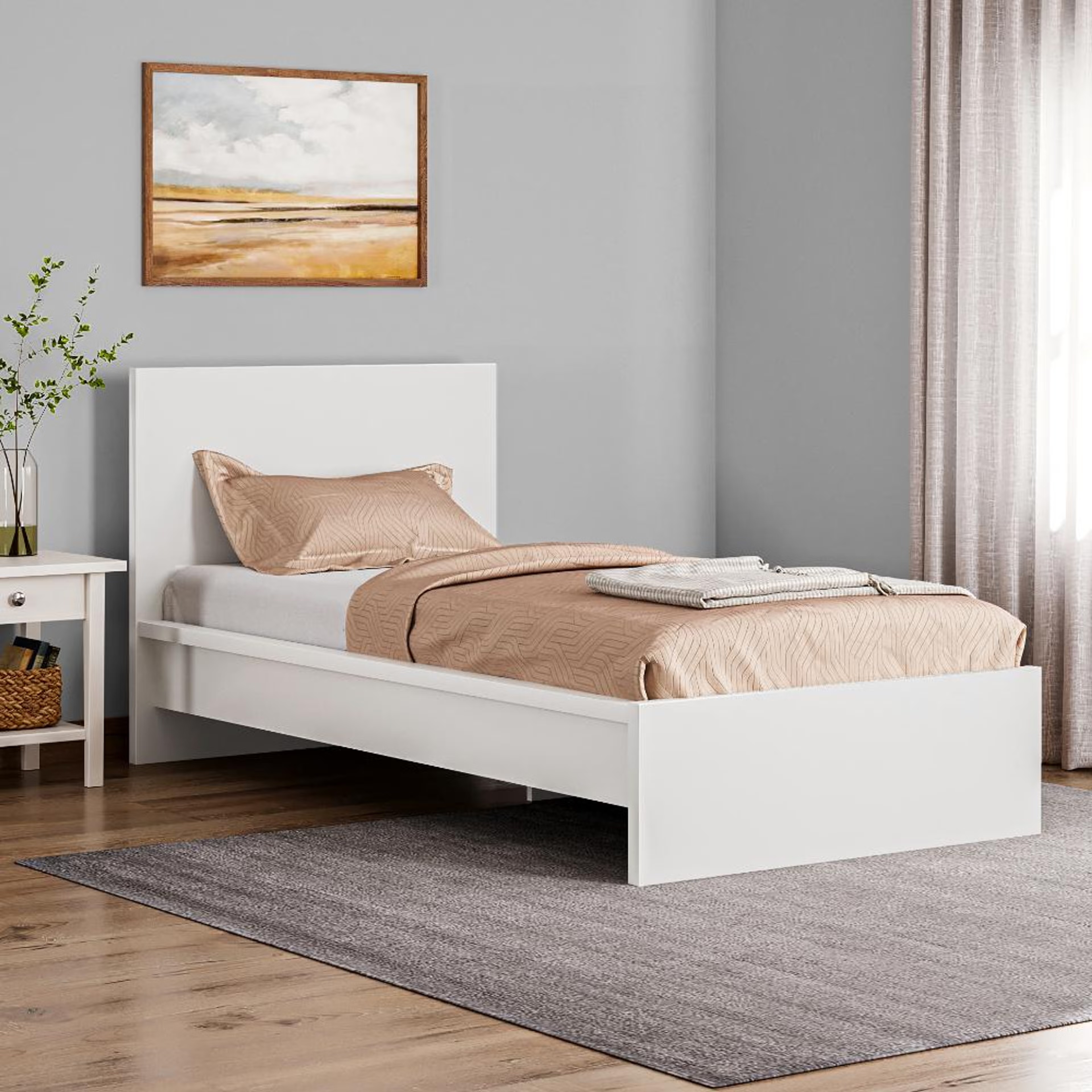 Wakefit Centaur Single Size Non-Storage Bed Single - 78" x 36\