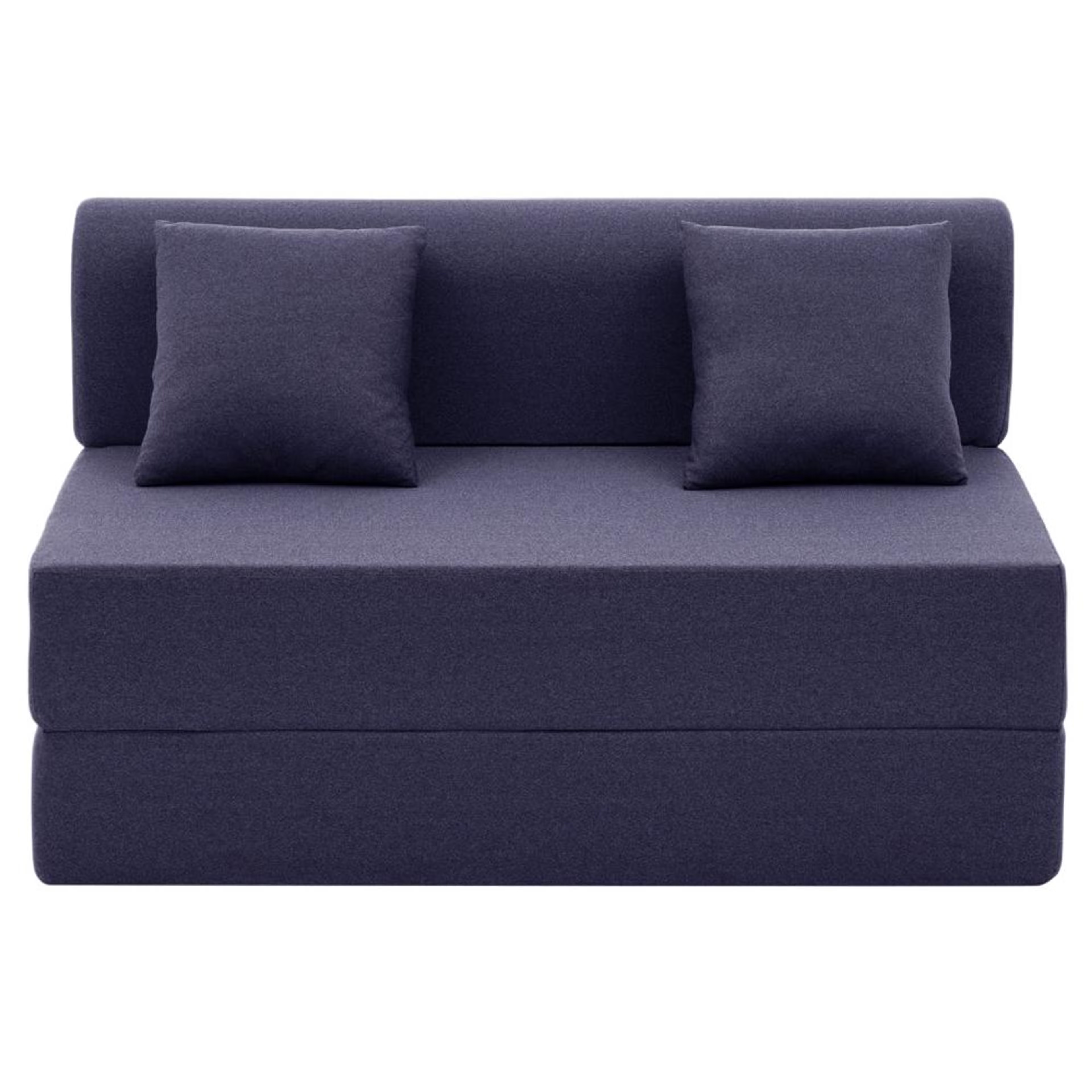 Wakefit Flipper Sofa Cum Bed - Two Seater (6'x4') Feet- WarpKnit Blue Regular, 7.5 Thickness, Two Seater, Warpknit Blue 2 Wakefit Flipper Sofa Cum Bed - Two Seater (6'x4') Feet- WarpKnit Blue Regular, 7.5 Thickness, Two Seater, Warpknit Blue