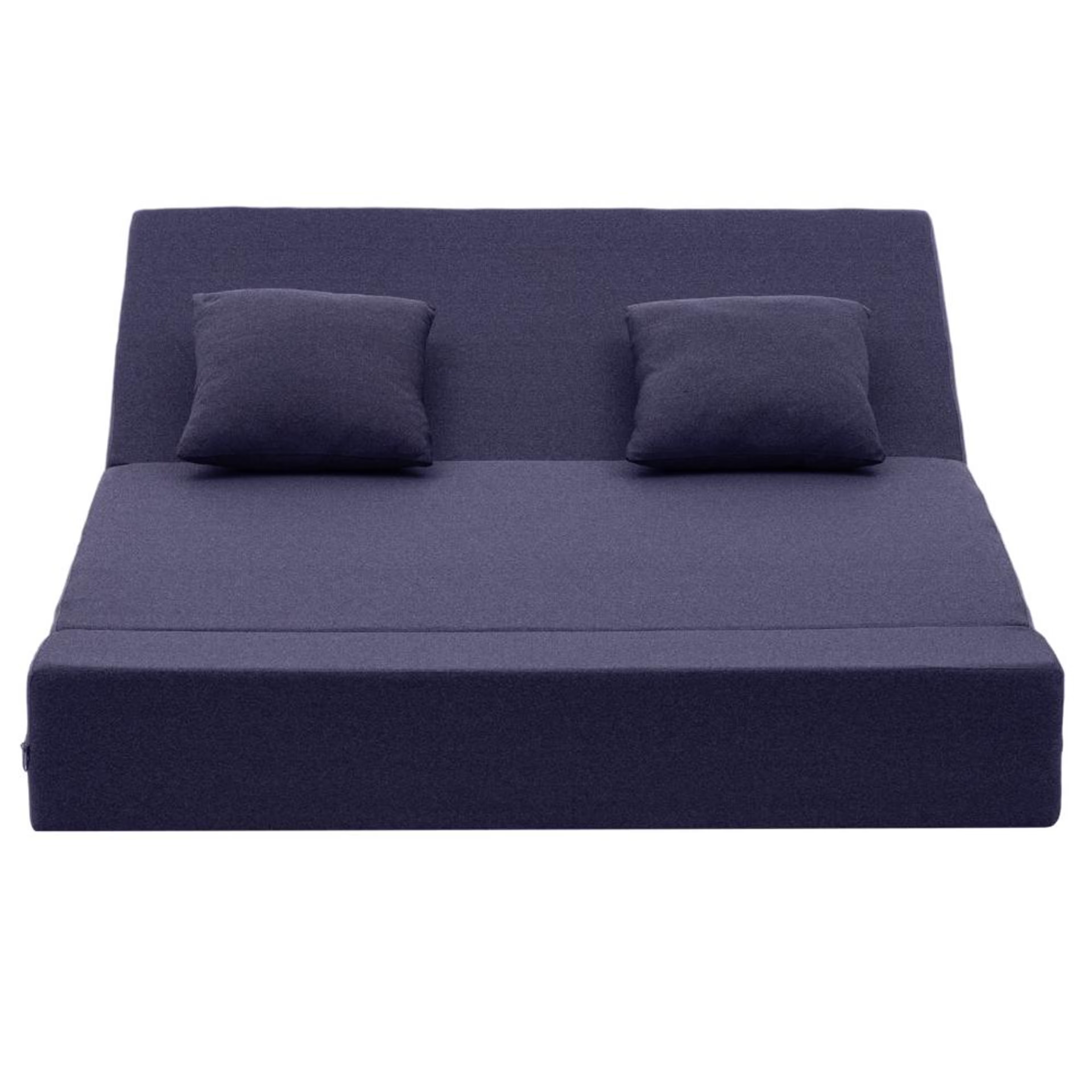 Wakefit Flipper Sofa Cum Bed - Two Seater (6'x4') Feet- WarpKnit Blue Regular, 7.5 Thickness, Two Seater, Warpknit Blue 3 Wakefit Flipper Sofa Cum Bed - Two Seater (6'x4') Feet- WarpKnit Blue Regular, 7.5 Thickness, Two Seater, Warpknit Blue