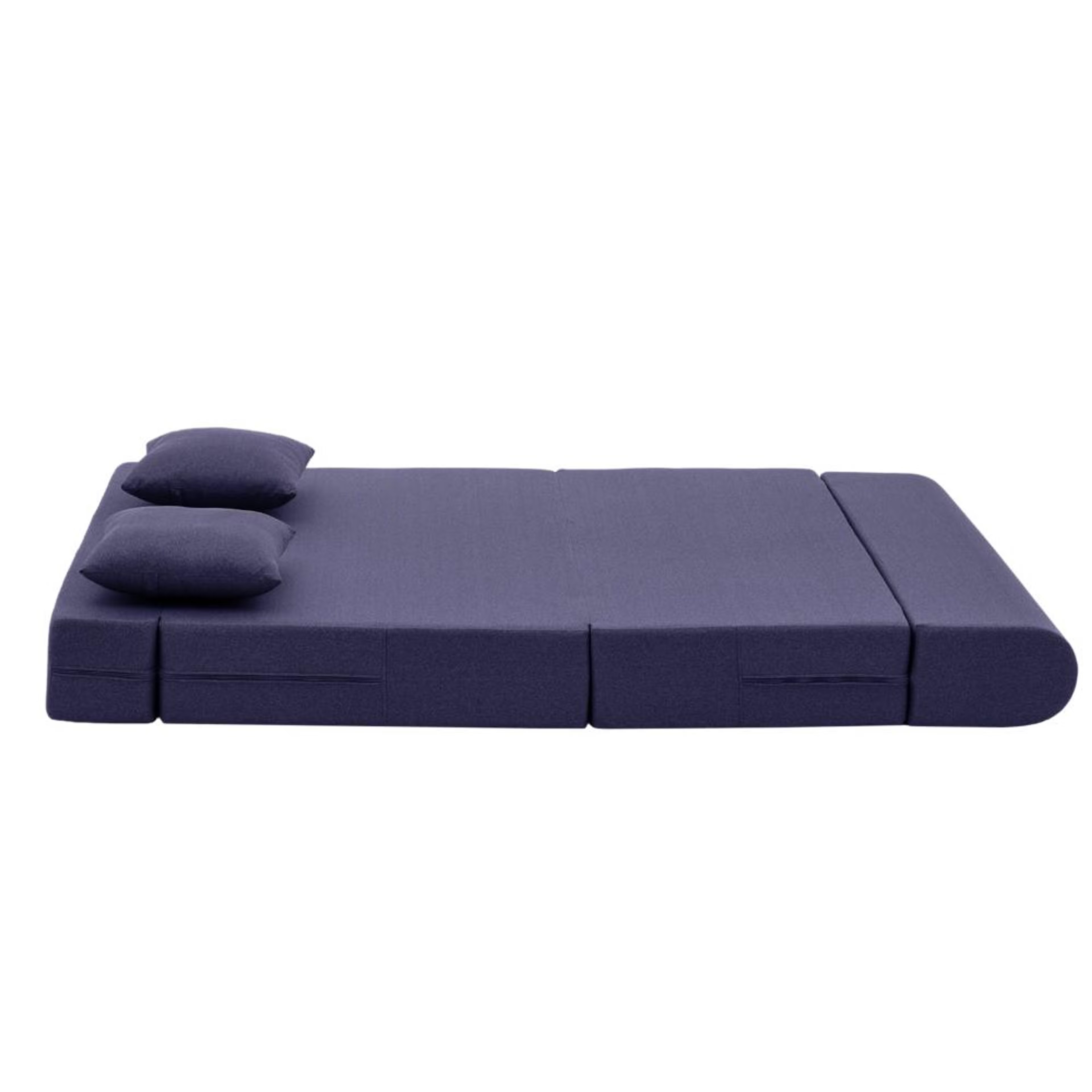 Wakefit Flipper Sofa Cum Bed - Two Seater (6'x4') Feet- WarpKnit Blue Regular, 7.5 Thickness, Two Seater, Warpknit Blue 4 Wakefit Flipper Sofa Cum Bed - Two Seater (6'x4') Feet- WarpKnit Blue Regular, 7.5 Thickness, Two Seater, Warpknit Blue
