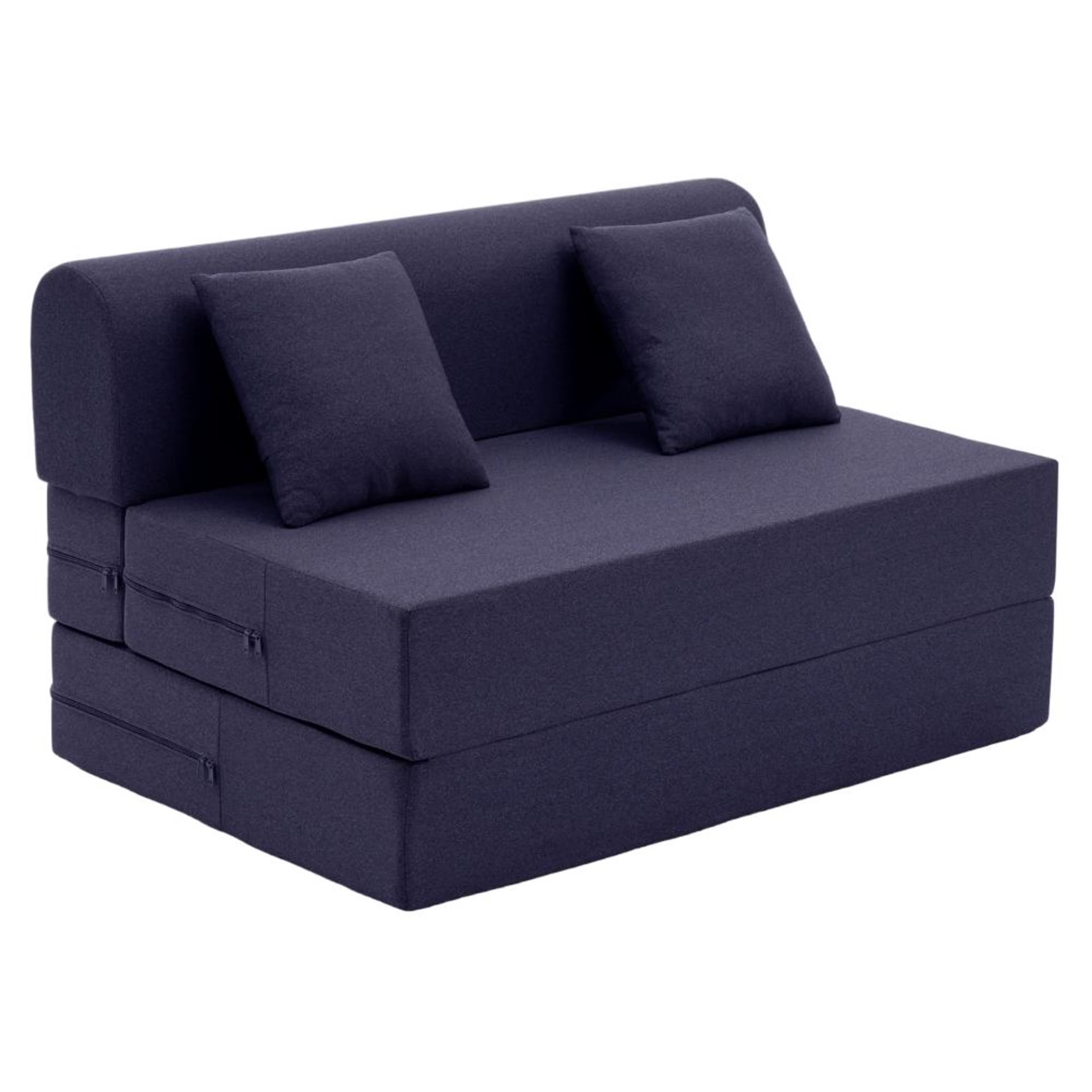 Wakefit Flipper Sofa Cum Bed - Two Seater (6'x4') Feet- WarpKnit Blue Regular, 7.5 Thickness, Two Seater, Warpknit Blue 5 Wakefit Flipper Sofa Cum Bed - Two Seater (6'x4') Feet- WarpKnit Blue Regular, 7.5 Thickness, Two Seater, Warpknit Blue