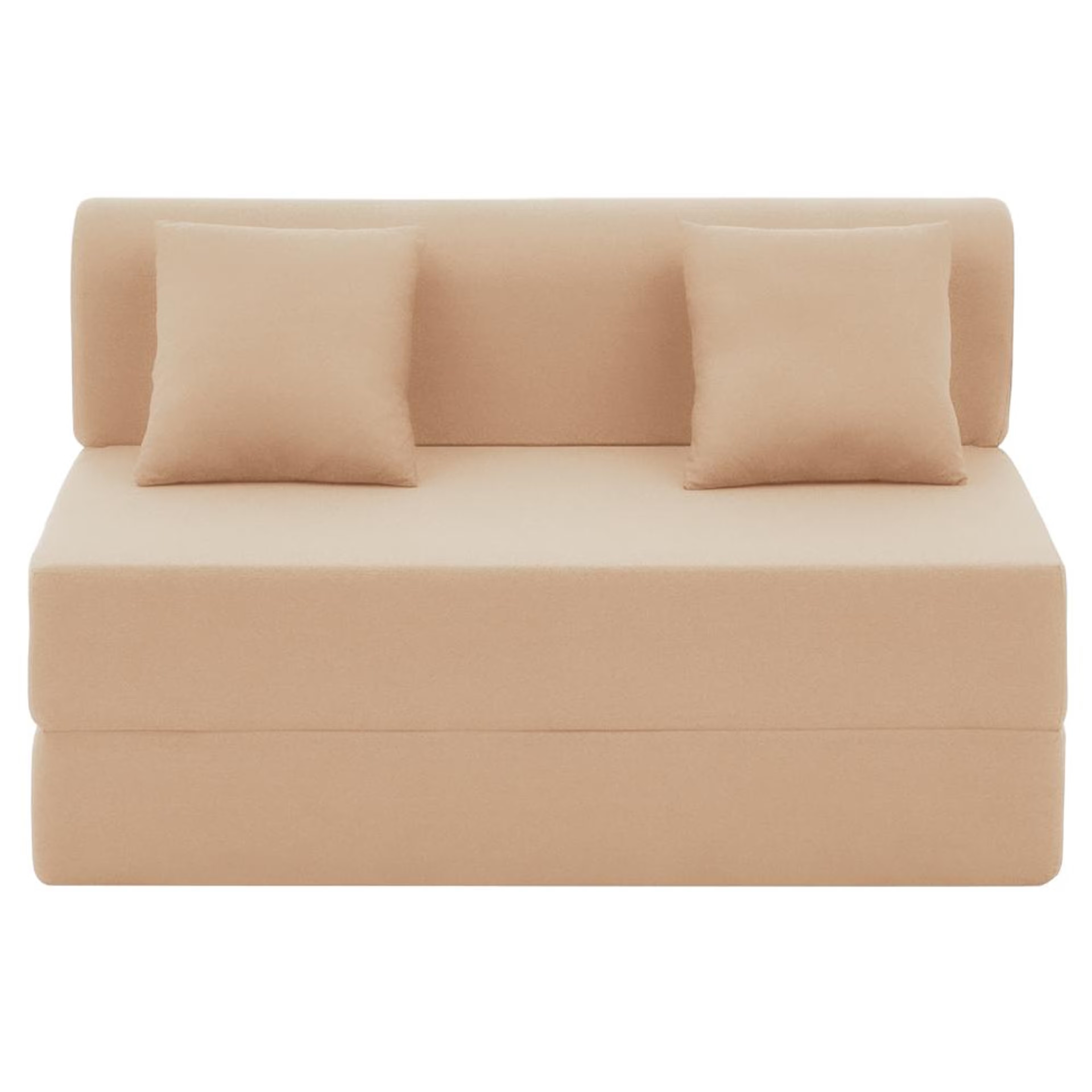 Wakefit Flipper Sofa Cum Bed - Two Seater (6'x4') Feet- WarpKnit Beige Regular, 7.5 Thickness, Two Seater, Warpknit Beige 2 Wakefit Flipper Sofa Cum Bed - Two Seater (6'x4') Feet- WarpKnit Beige Regular, 7.5 Thickness, Two Seater, Warpknit Beige