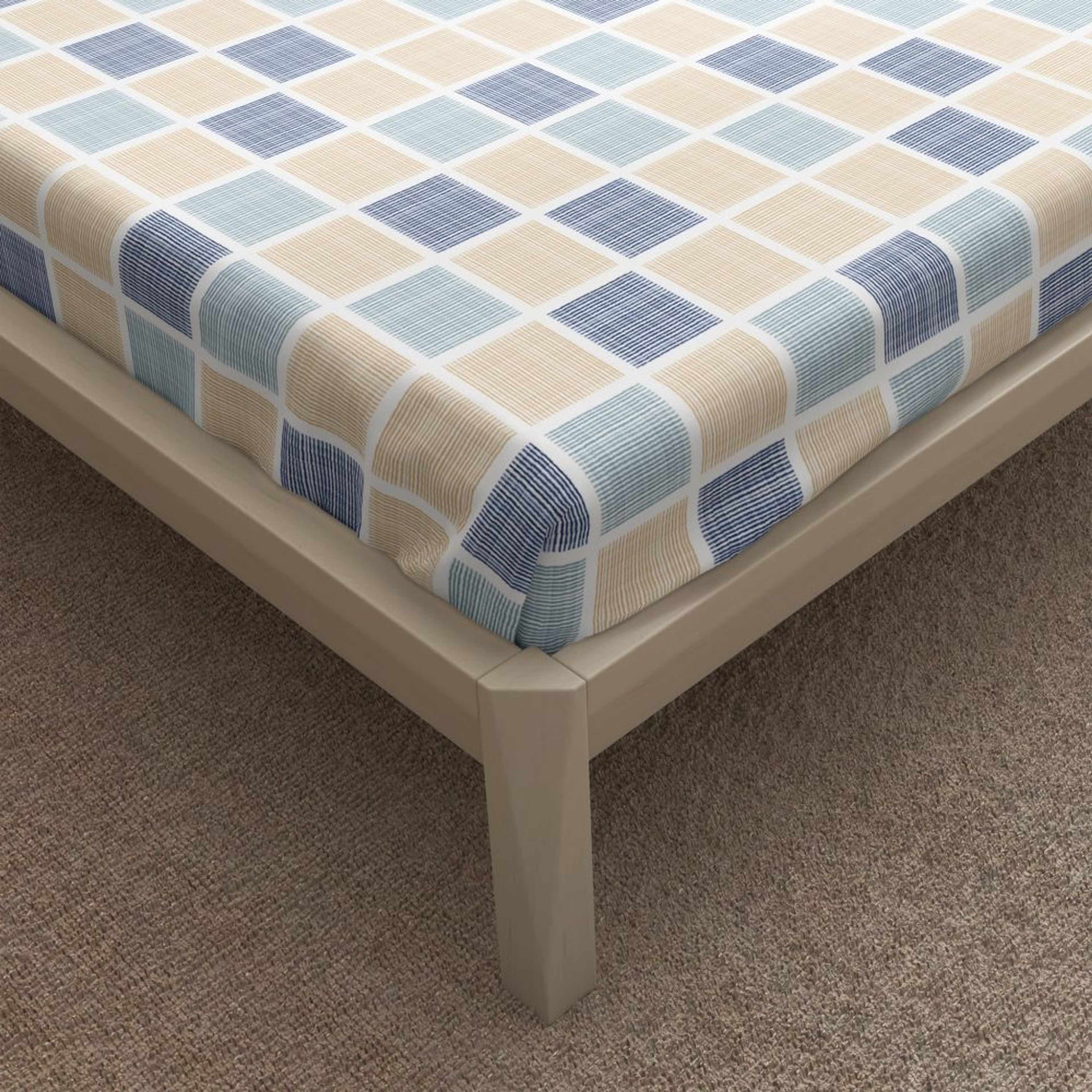 Wakefit 100% Cotton 200 TC Fitted Bedsheet With 2 Pillow Covers | Chekkers Queen - 72" x 60 6 Wakefit 100% Cotton 200 TC Fitted Bedsheet With 2 Pillow Covers | Chekkers Queen - 72" x 60\
