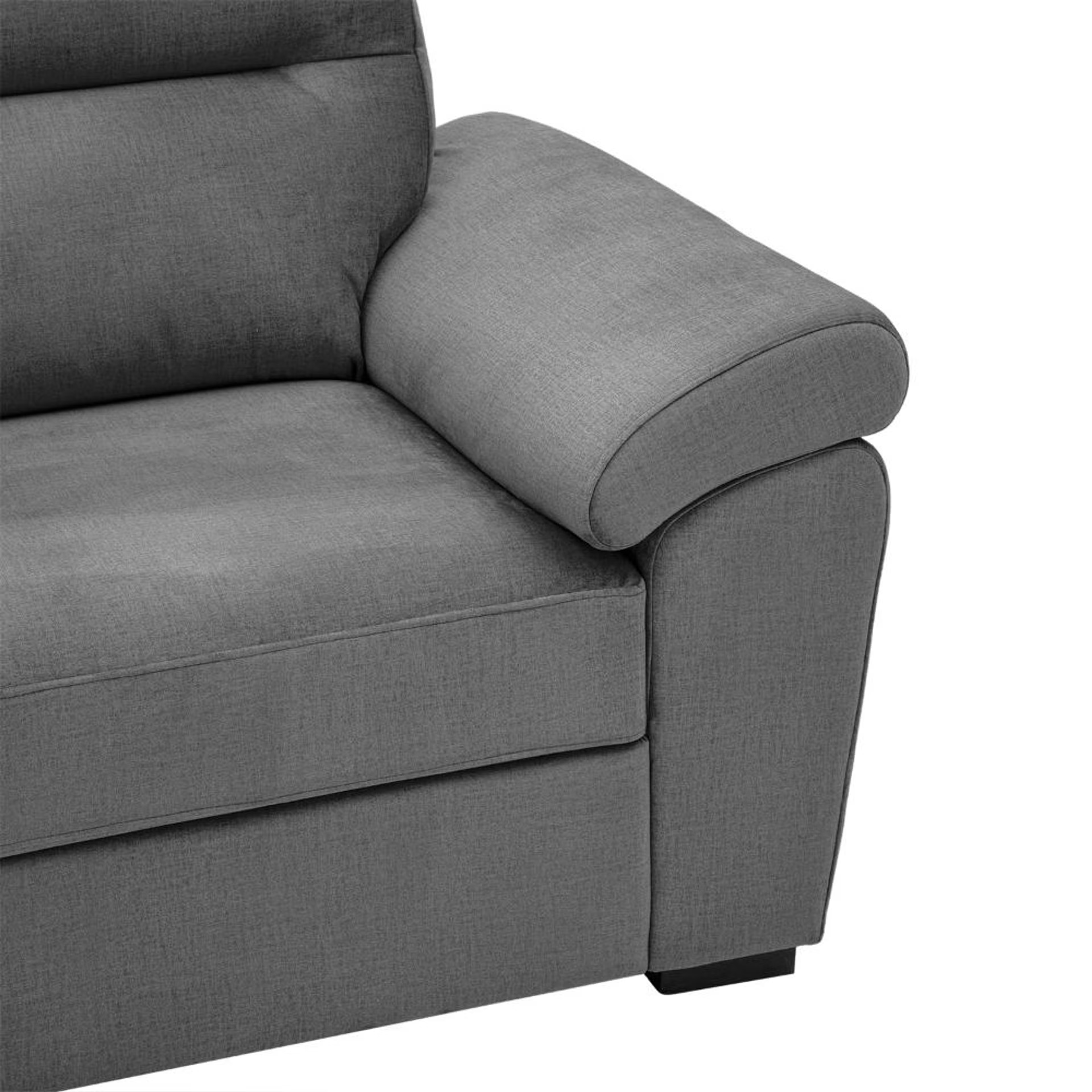 Home 30 Wakefit Lounger Plus Sofa -Single Seater Regular, Single Seater, Charcoal Grey