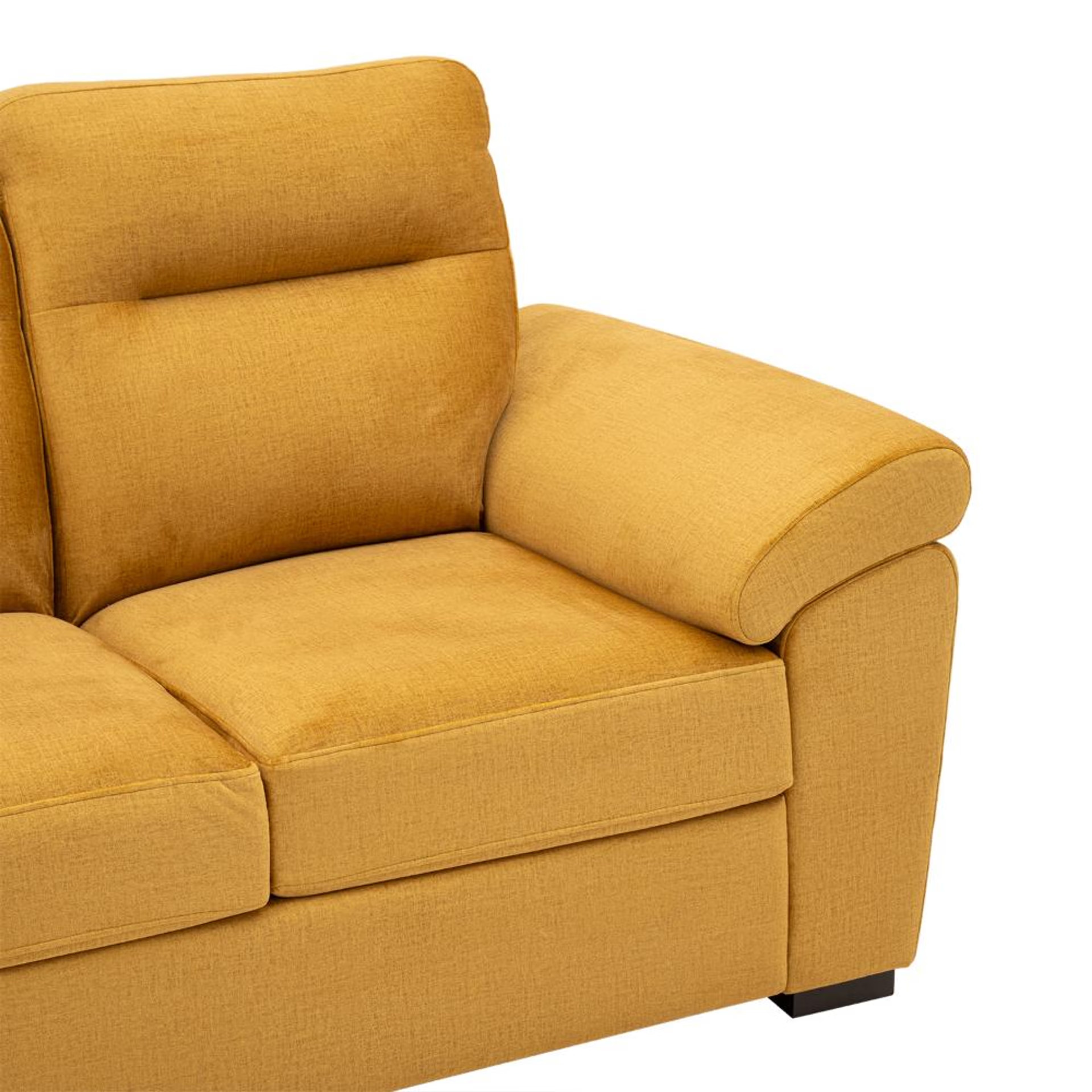 Home 30 Wakefit Lounger Plus Sofa -Two Seater Regular, Two Seater, Yellow