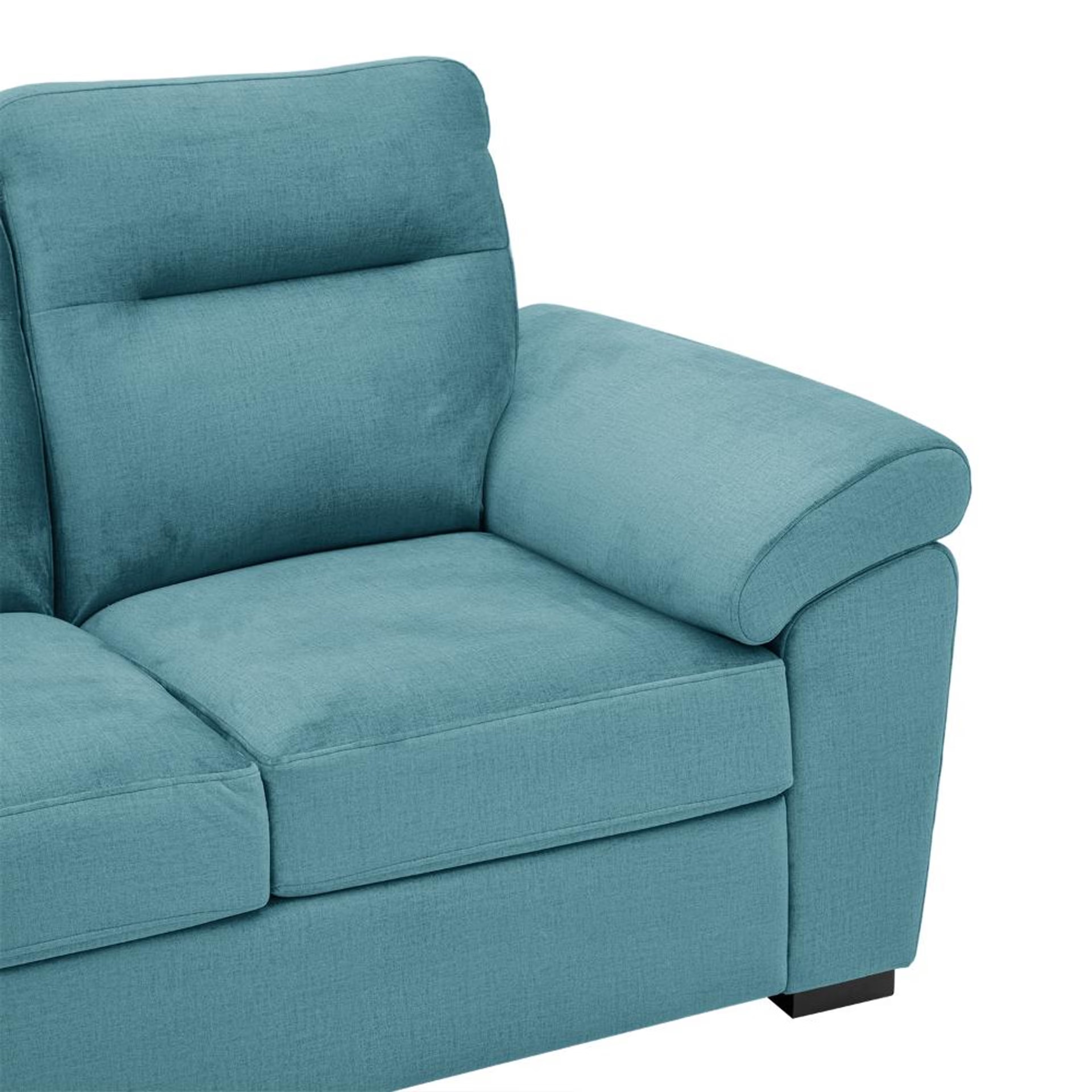 Home 40 Wakefit Lounger Plus Sofa -Two Seater Regular, Two Seater, Aqua Blue
