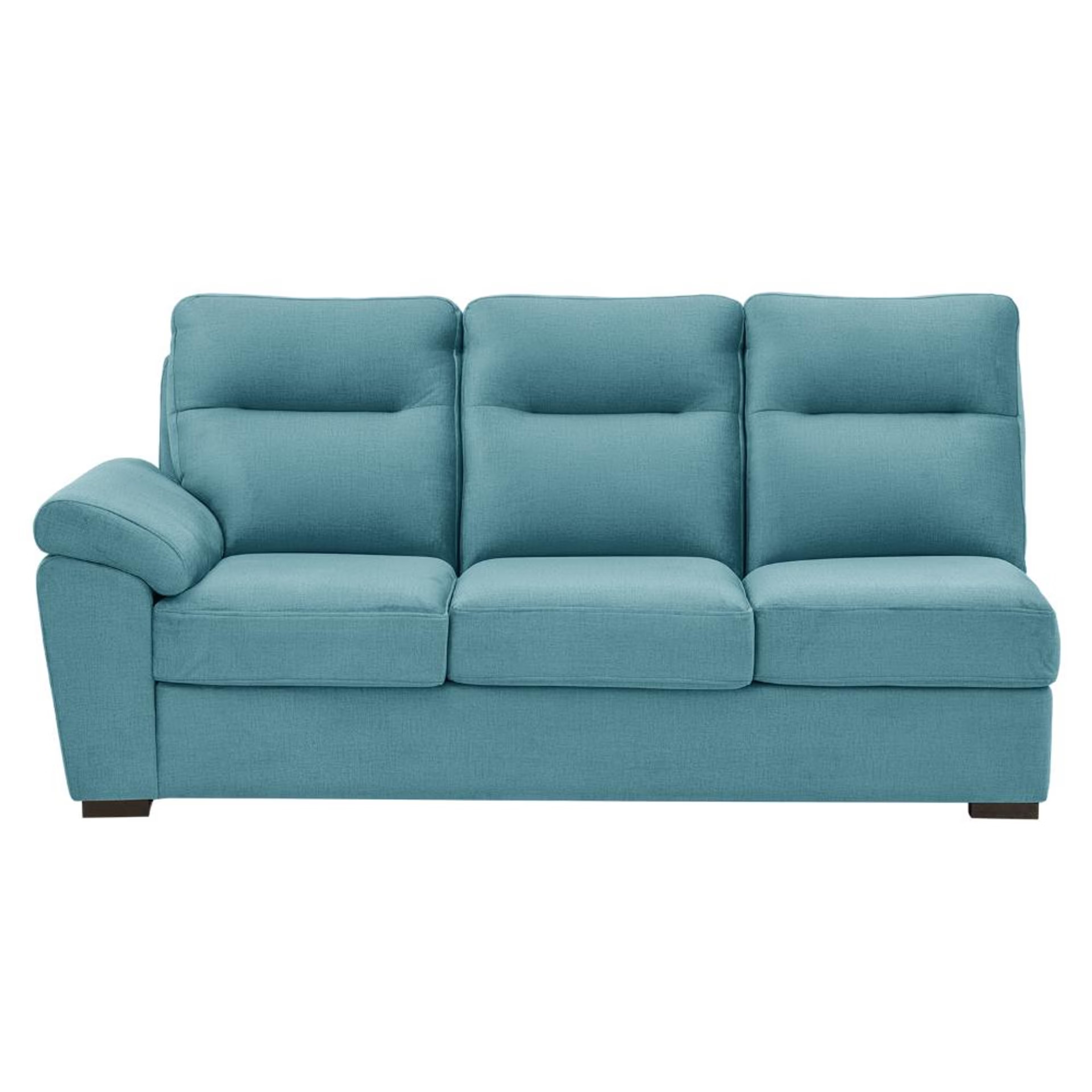 Home 40 Wakefit Lounger Plus Sofa - (3 Seater + Right Aligned Chaise) Sectional, Set (3 Seater + Right Aligned Chaise), Aqua Blue