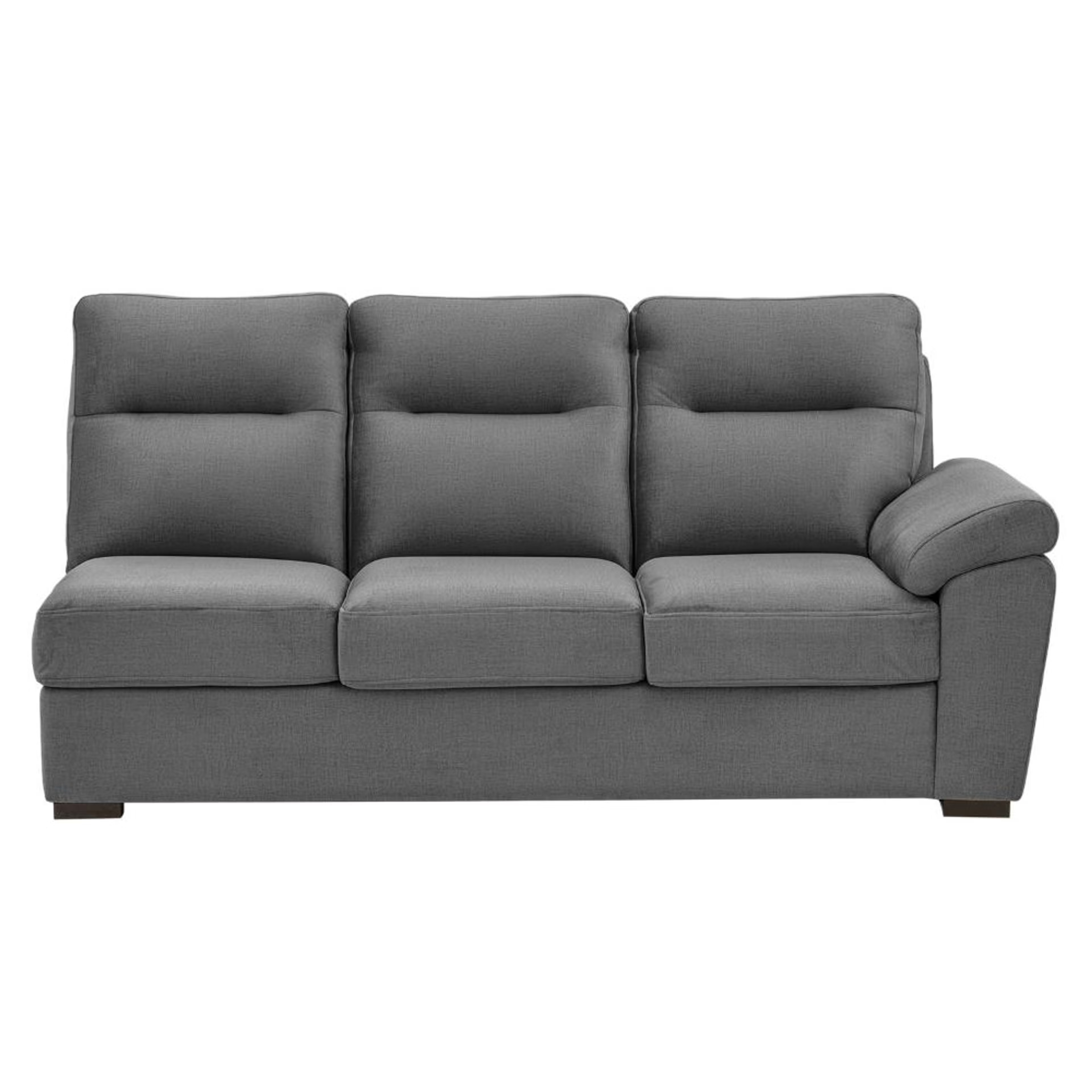 Wakefit Lounger Plus Sofa - (3 Seater +Left Aligned Chaise) Sectional, Set (3 Seater + Left Aligned Chaise), Charcoal Grey