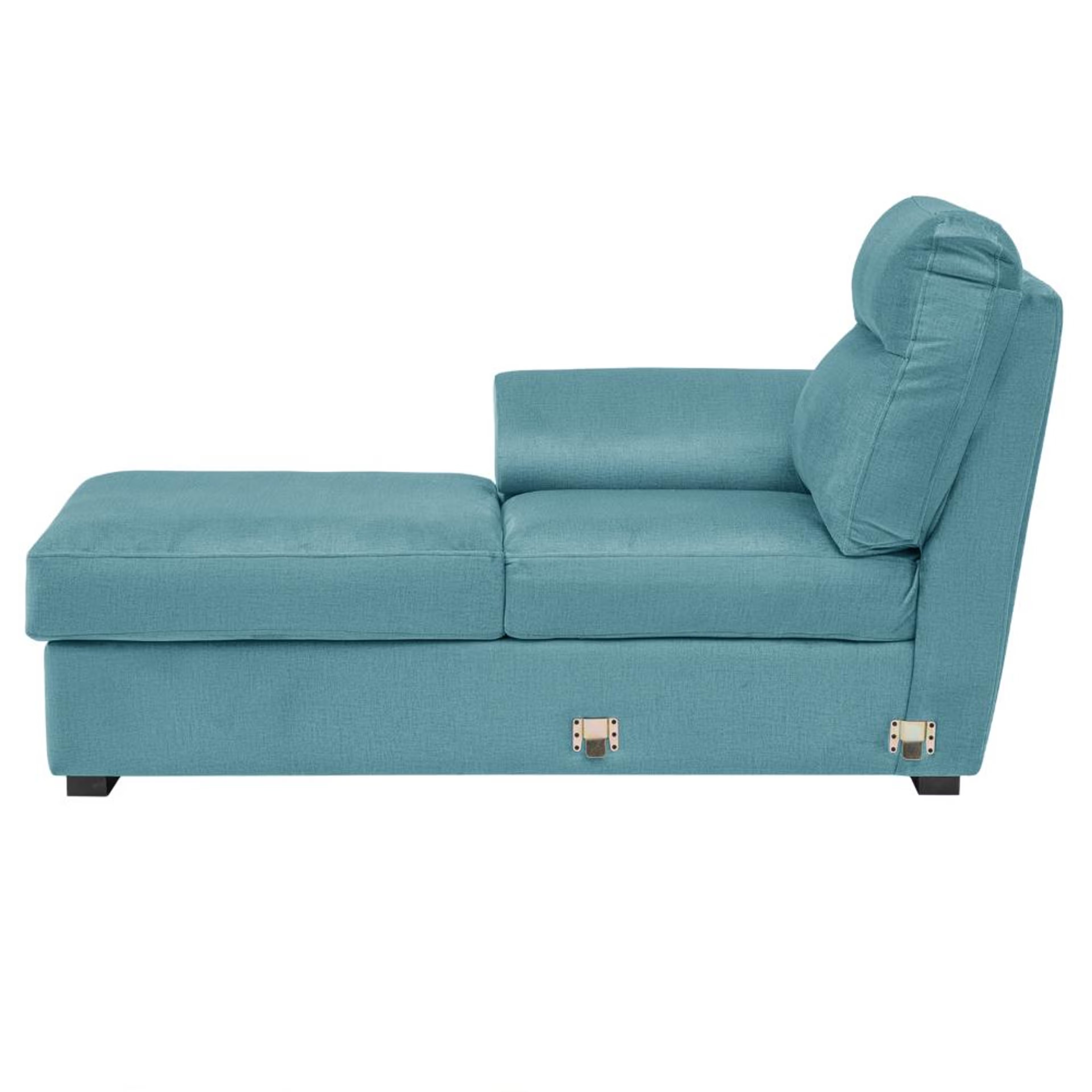Wakefit Lounger Plus Sofa - (3 Seater +Left Aligned Chaise) Sectional, Set (3 Seater + Left Aligned Chaise), Aqua Blue 4 Wakefit Lounger Plus Sofa - (3 Seater +Left Aligned Chaise) Sectional, Set (3 Seater + Left Aligned Chaise), Aqua Blue