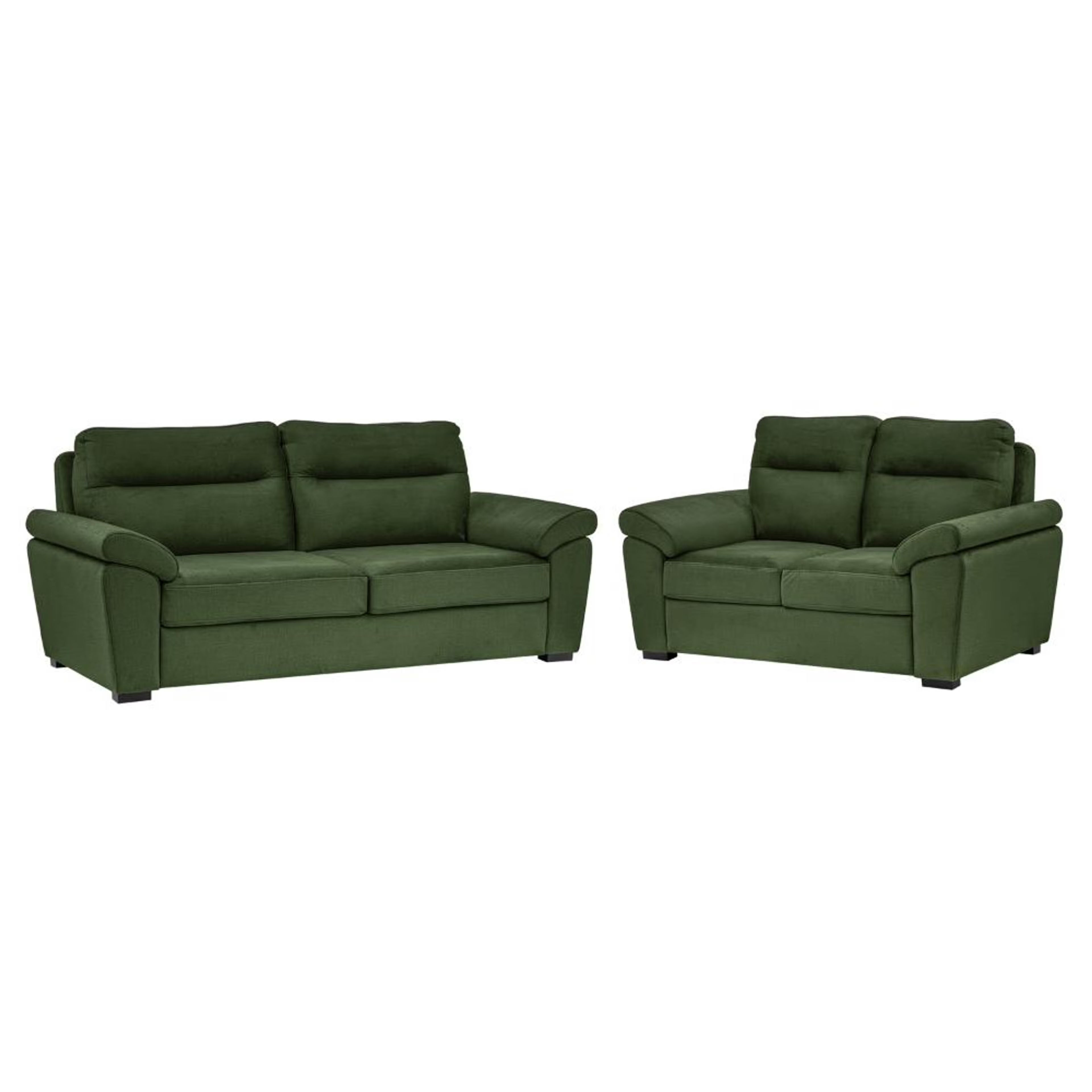 Wakefit Lounger Plus Sofa set (3+2) Seater Regular, Set (3+2), Green