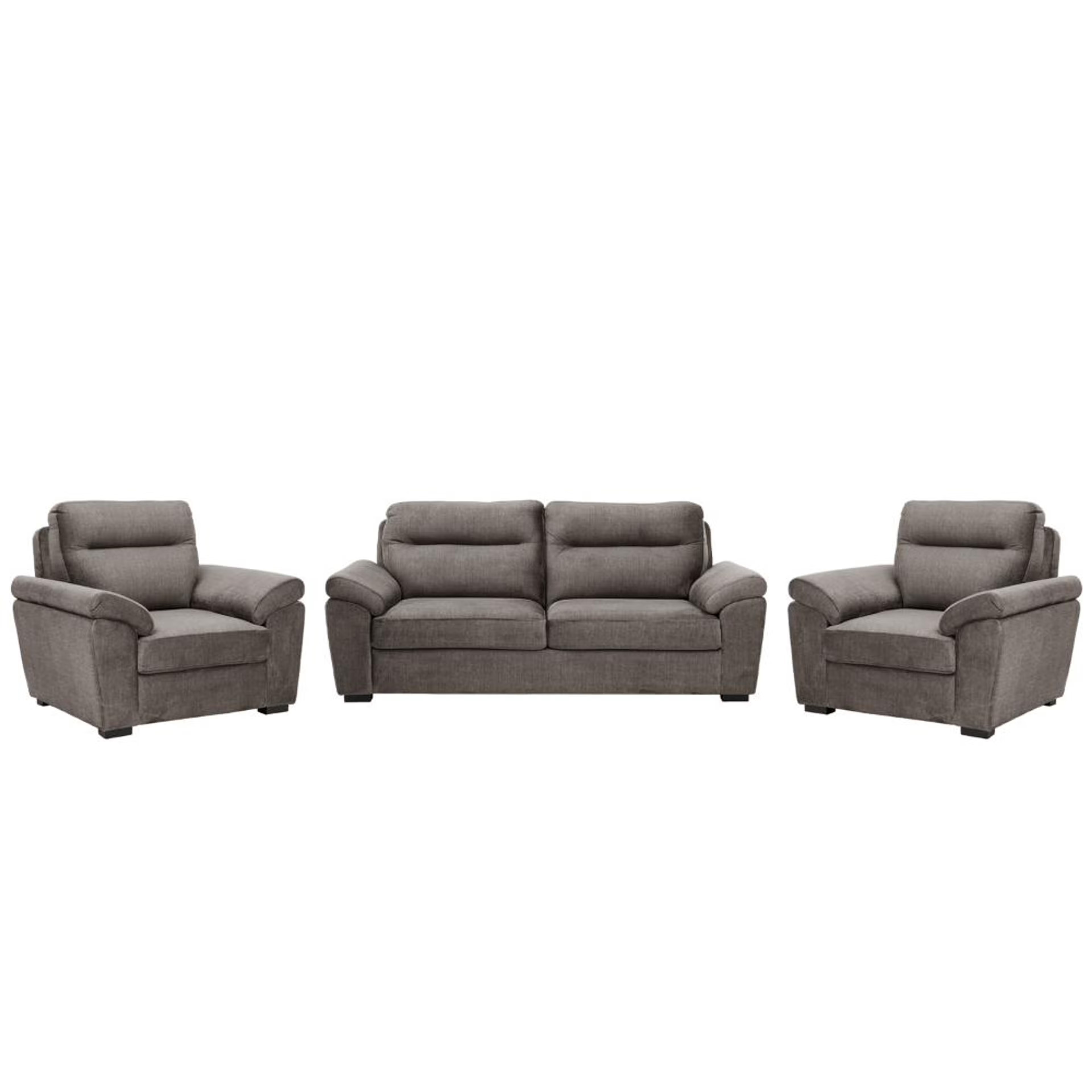 Wakefit Lounger Plus Sofa set (3+1+1) Seater Regular, Set (3+1+1), Taupe